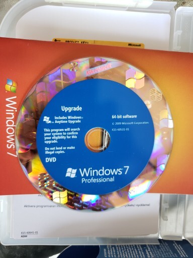 Microsoft Windows 7 Professional Upgrade 32 Bit and 64 Bit DVD MS WIN PRO