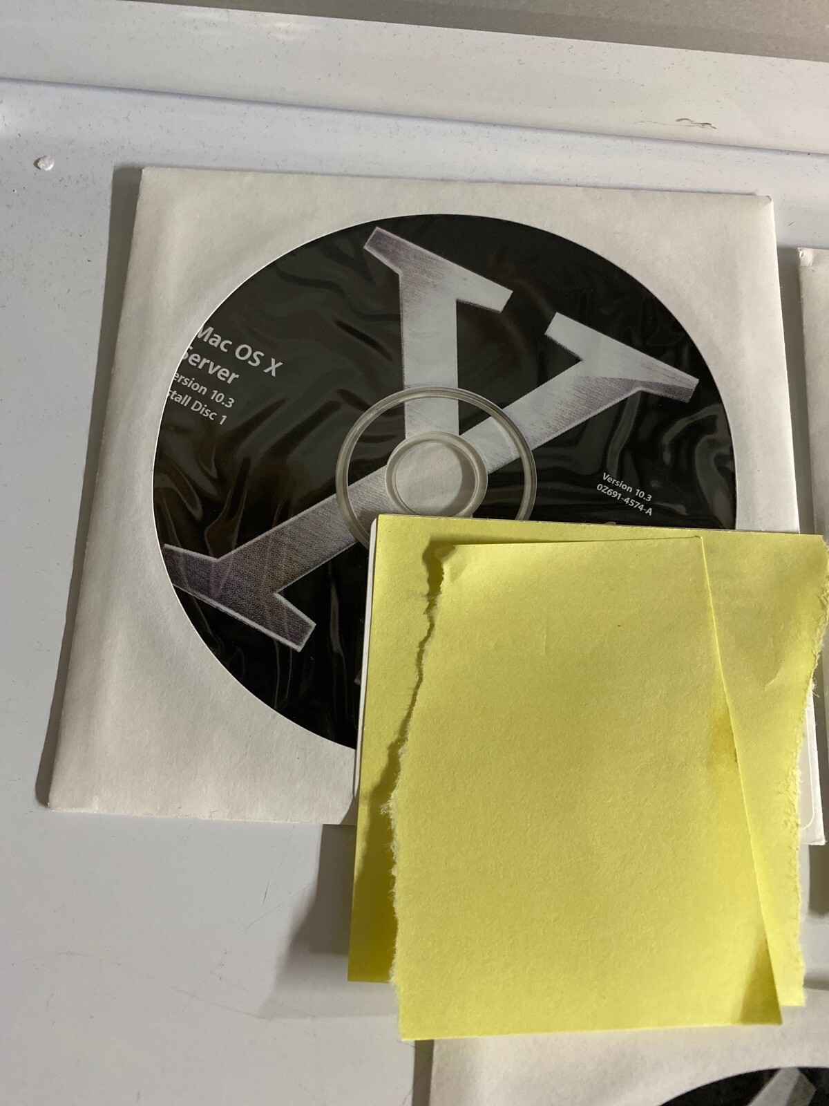 Apple Mac OS X Server 10.3 Panther Three Disk Set, SN Shown, See Details