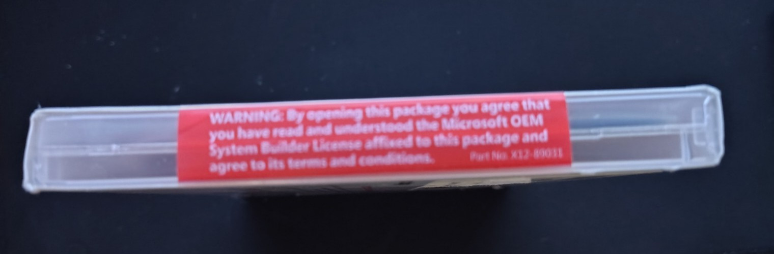 Microsoft OEM System Builders Pack Windows Professional 7 English 64-bit DVD B12