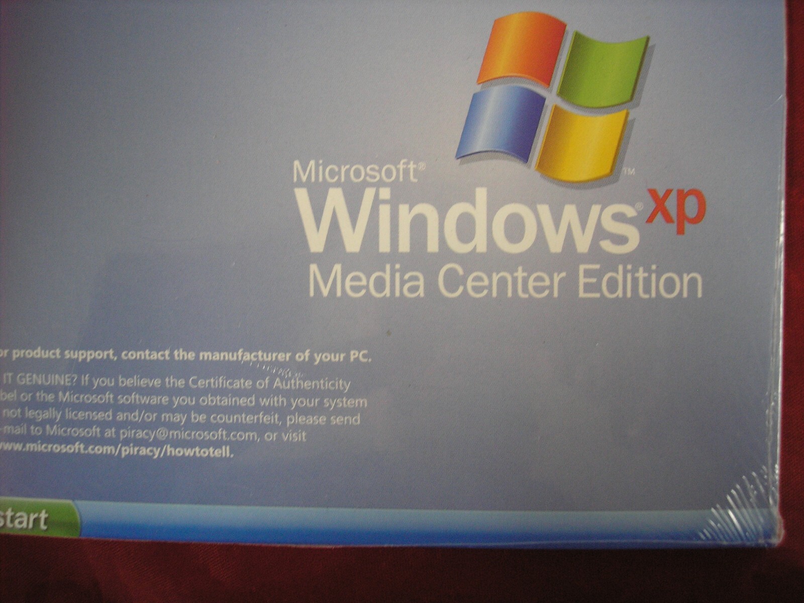 MICROSOFT WINDOWS XP MEDIA CENTER EDITION 2005 MS WIN =BRAND NEW SEALED=
