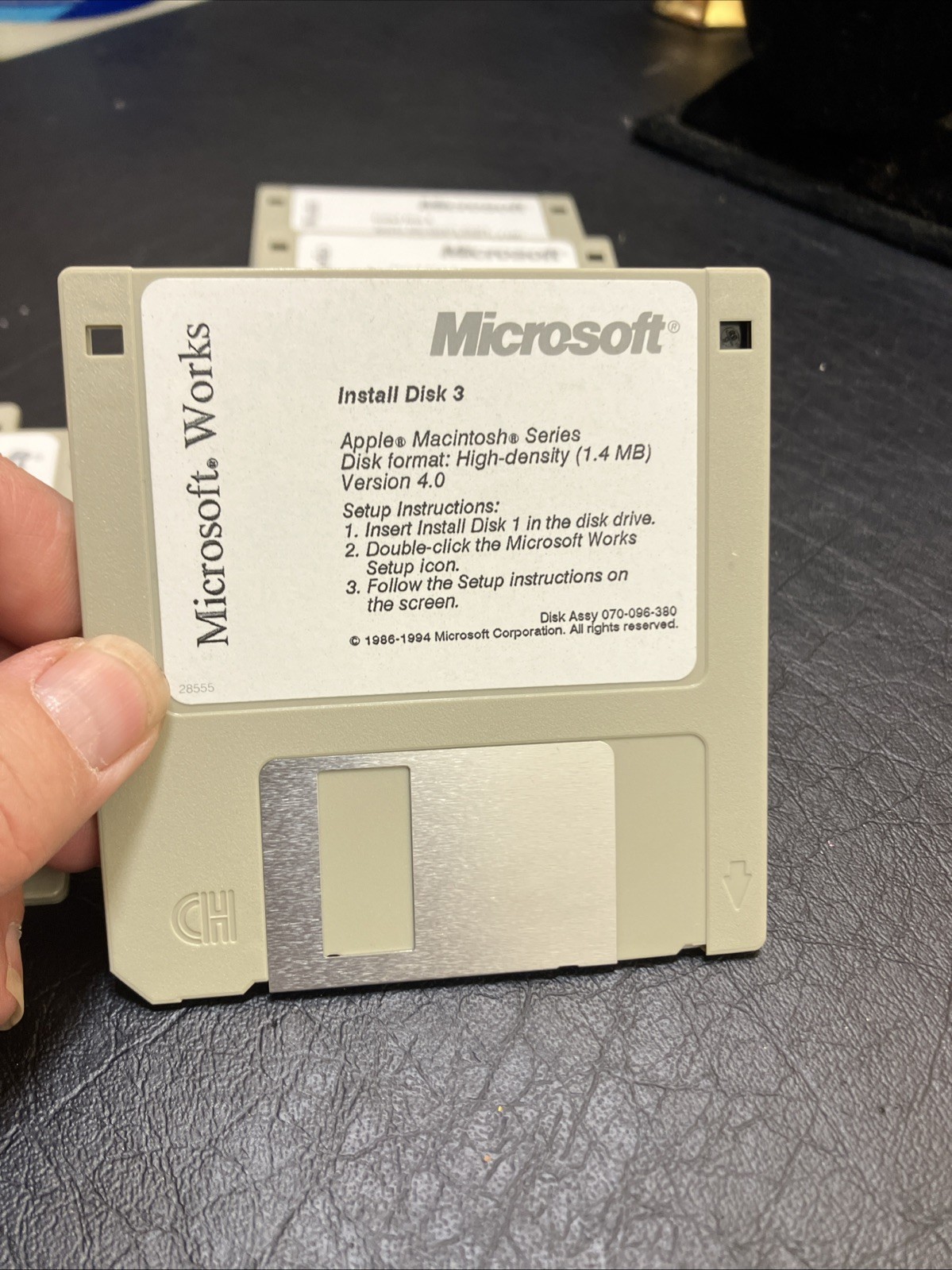 Microsoft install disks 1-6 1986 To 1994 (A1)