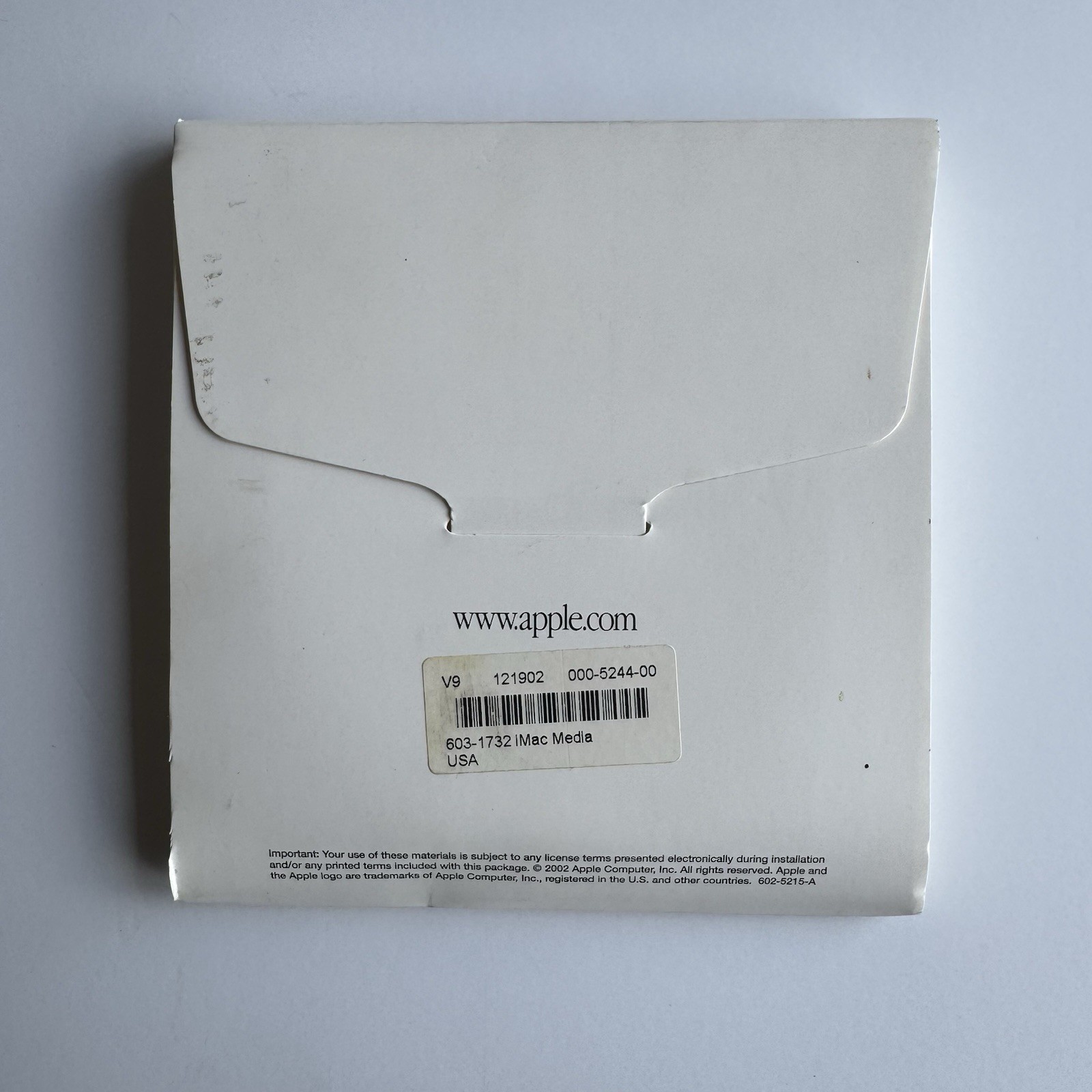 Apple iMac Software Media Pack: 603-1732 OS X/OS 9 – Six CDs – Very Good Cond.