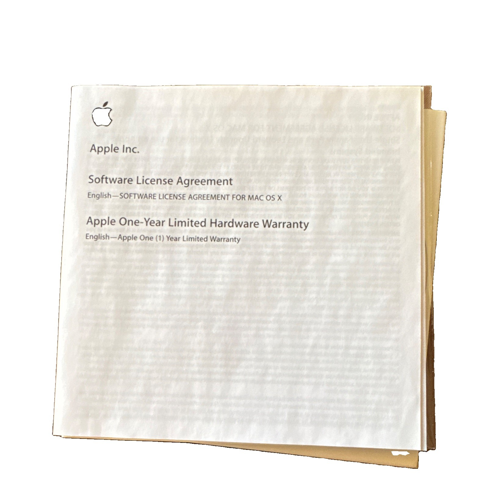 Apple Mac OS X Snow Leopard Retail Install DVD Set w/ Docs, 1-Device License