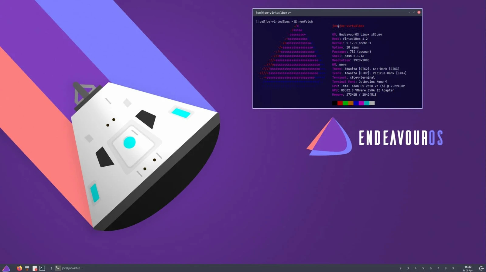 EndeavourOS TITAN-Neo June 2026 Installer USB Bootable USA Same Day Shipping