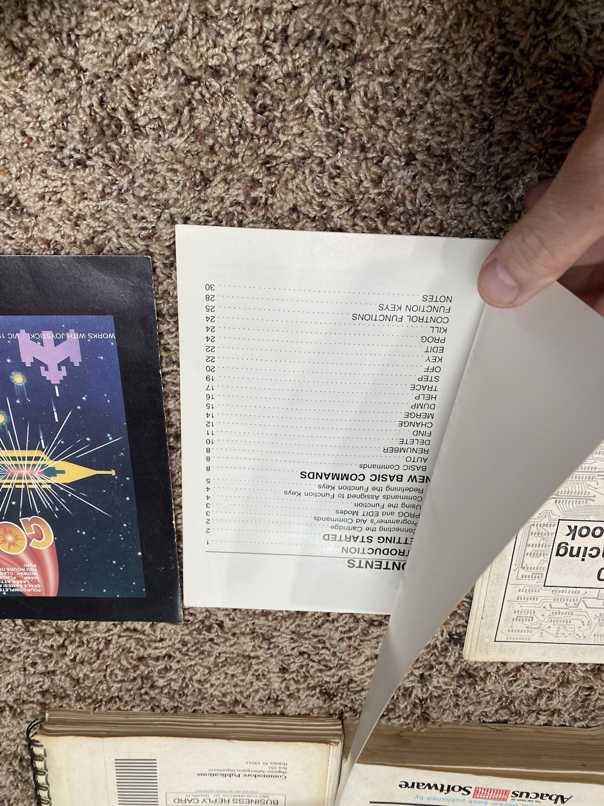 Vintage Commodore 128 Guides,Disk Set, VIC-20 Booklets