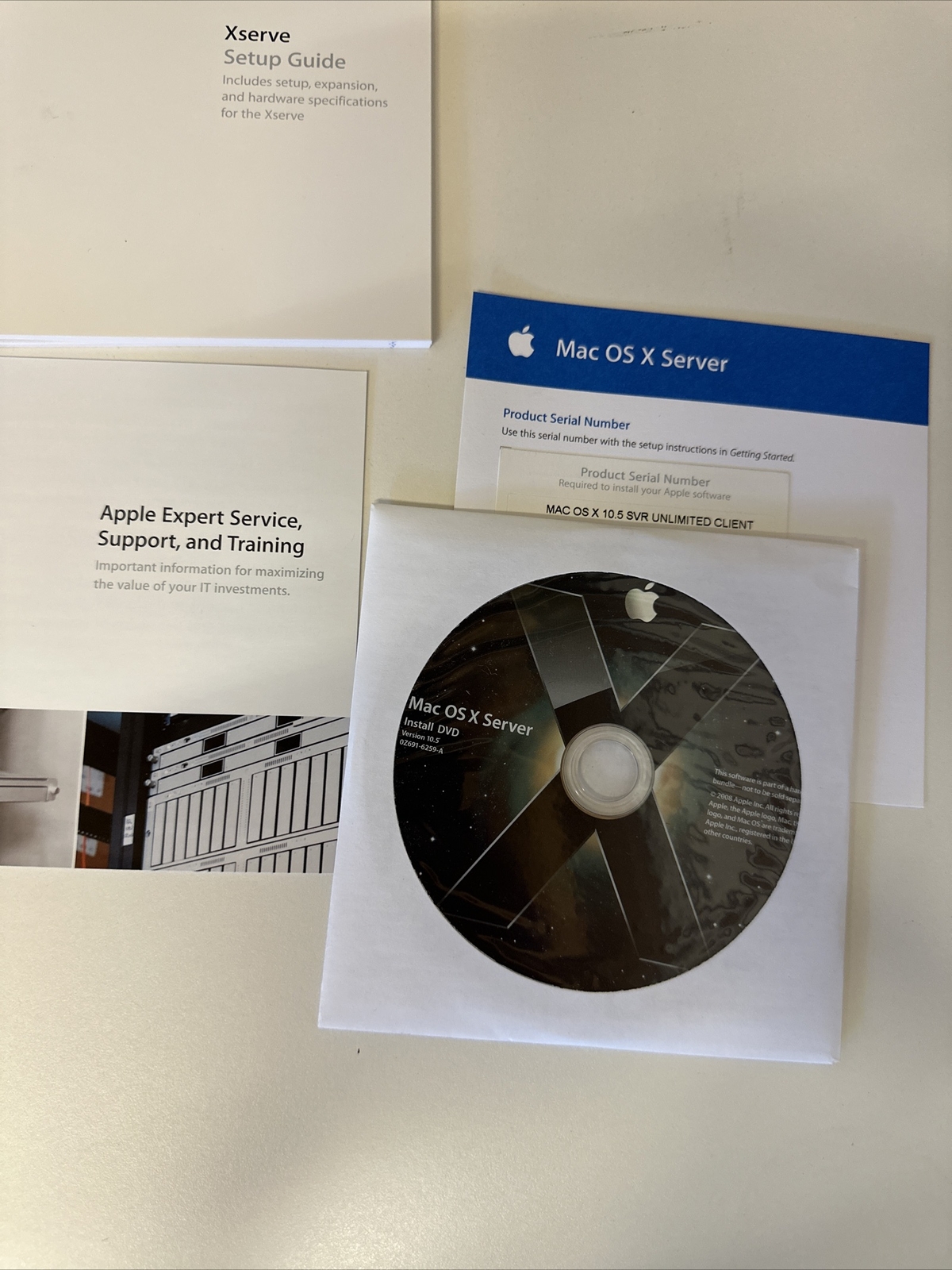 MacOS X Server X 10.5 Unlimited Client – CDS041608 607-2363 0Z607-3499-A V9 lic