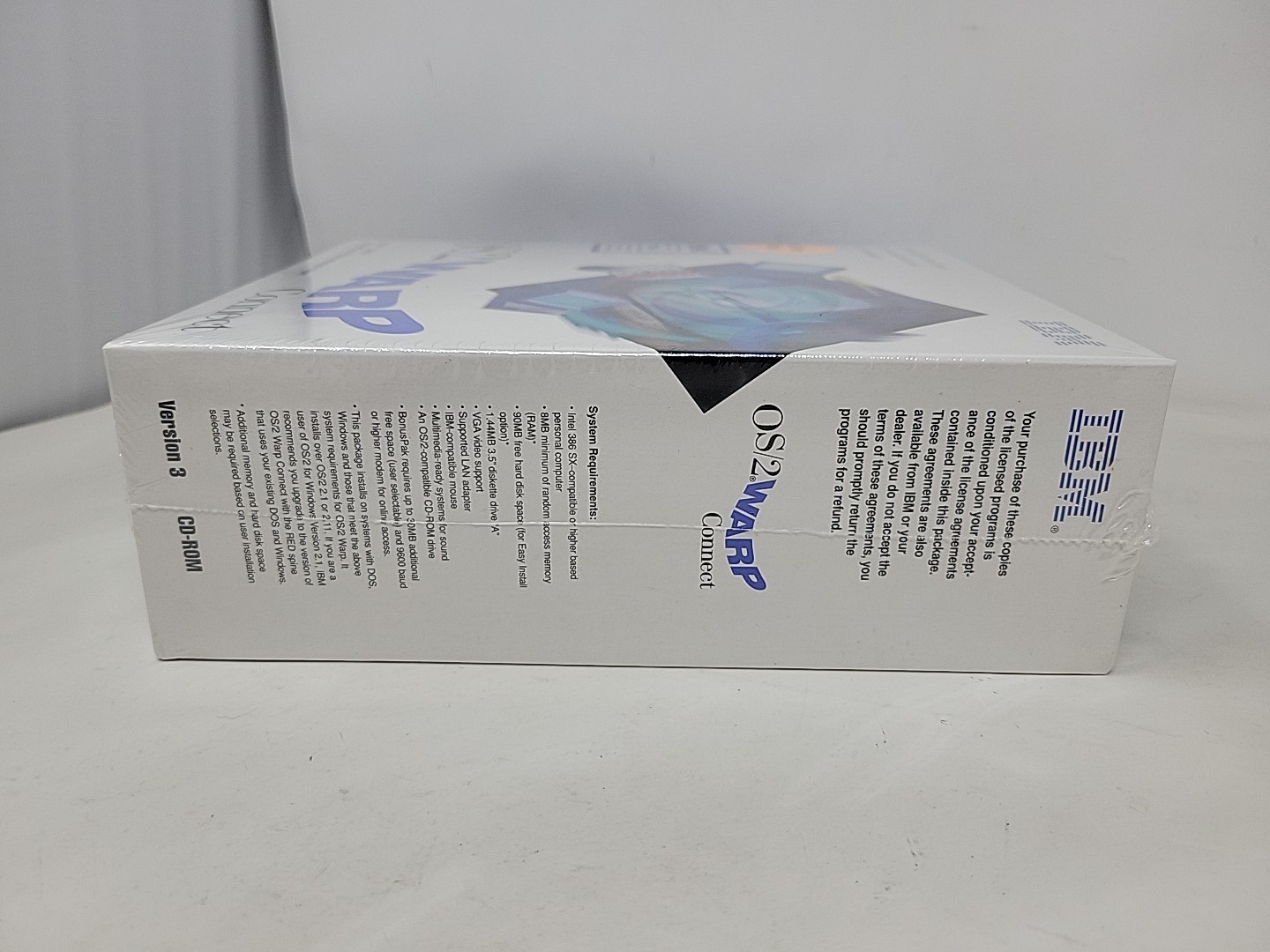 *NEW SEALED* IBM OS/2 Warp Connect Version 3 CD-Rom Vintage Computer Software