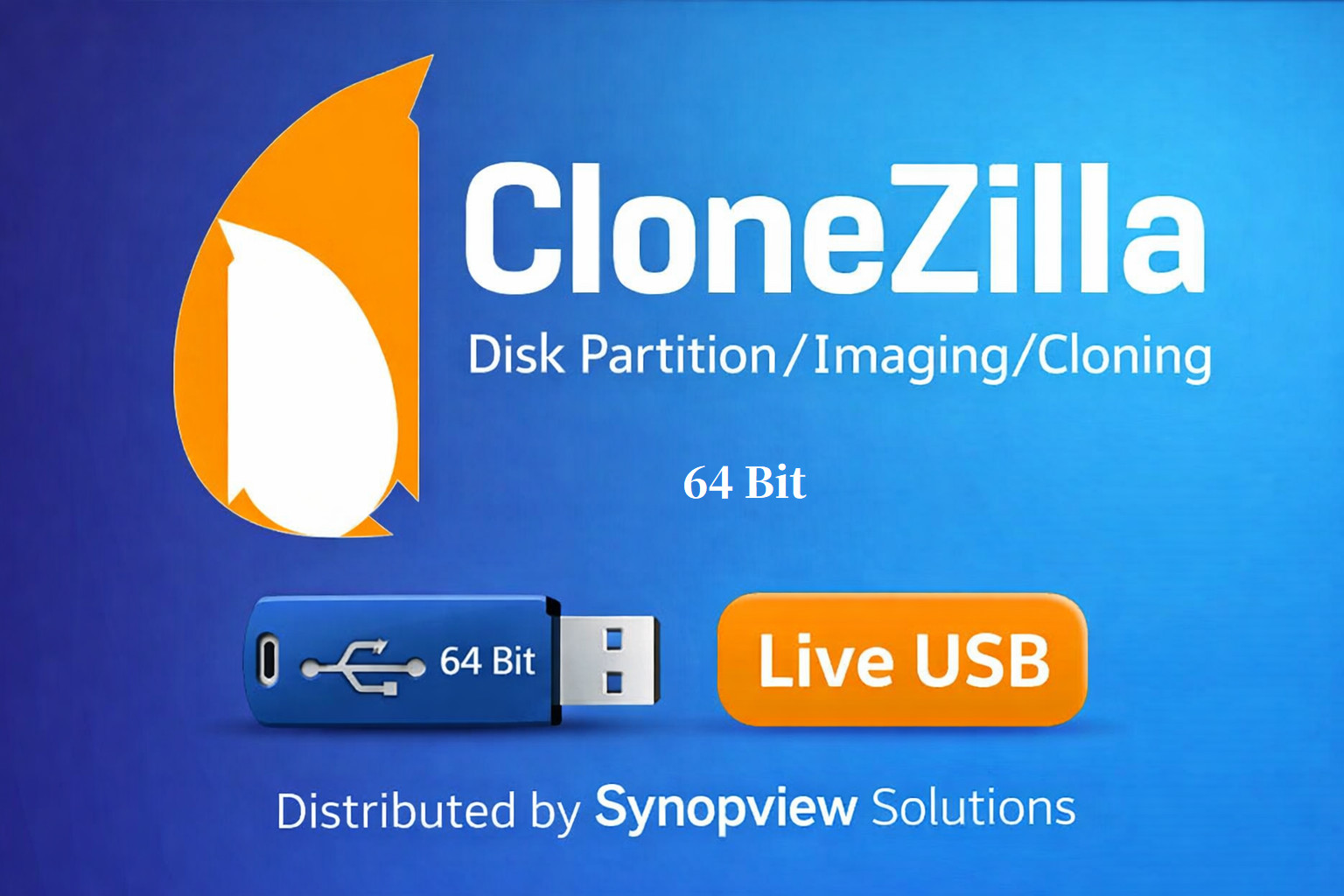 Clonezilla Bootable USB Drive Image, Restore, Backup, Clone – For Windows/Linux