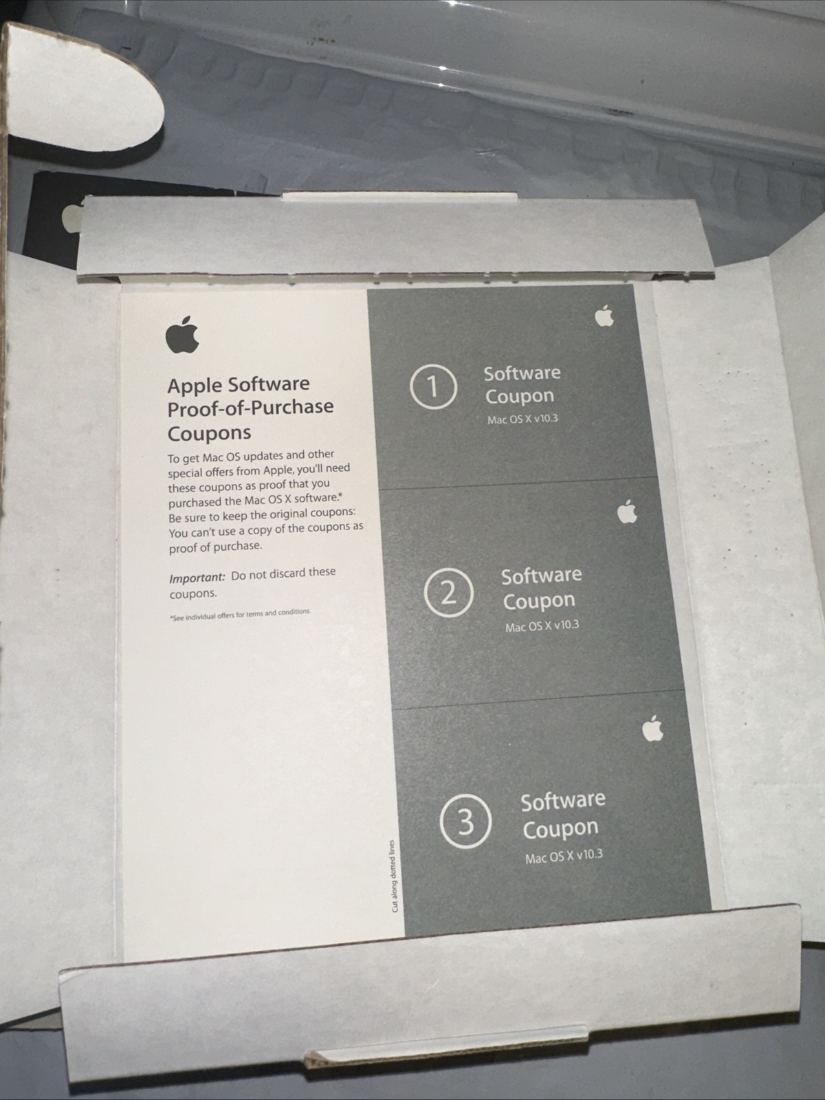Mac OS X Panther 10.3 M9227LL/A Missing Disc 1 And Apple Mac OS X Version 10.5.4