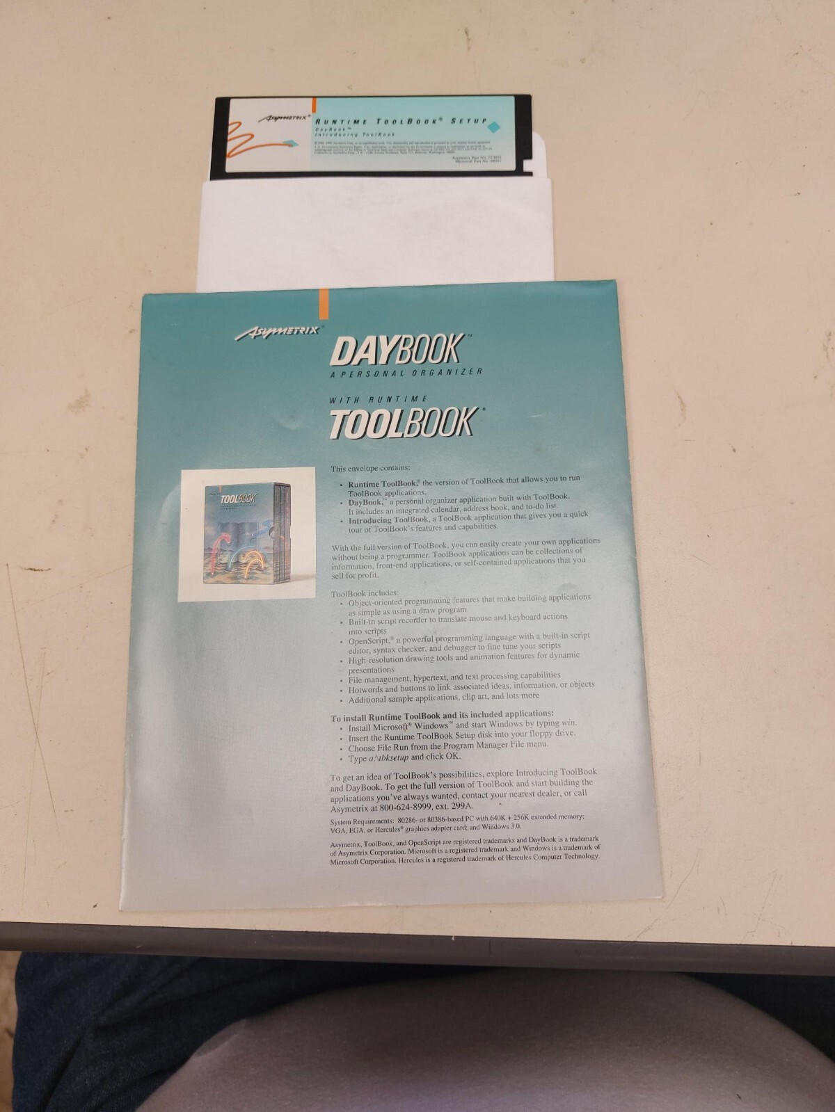 Vintage Microsoft Windows 3.0 For DOS 5.25″ Disk + bonus