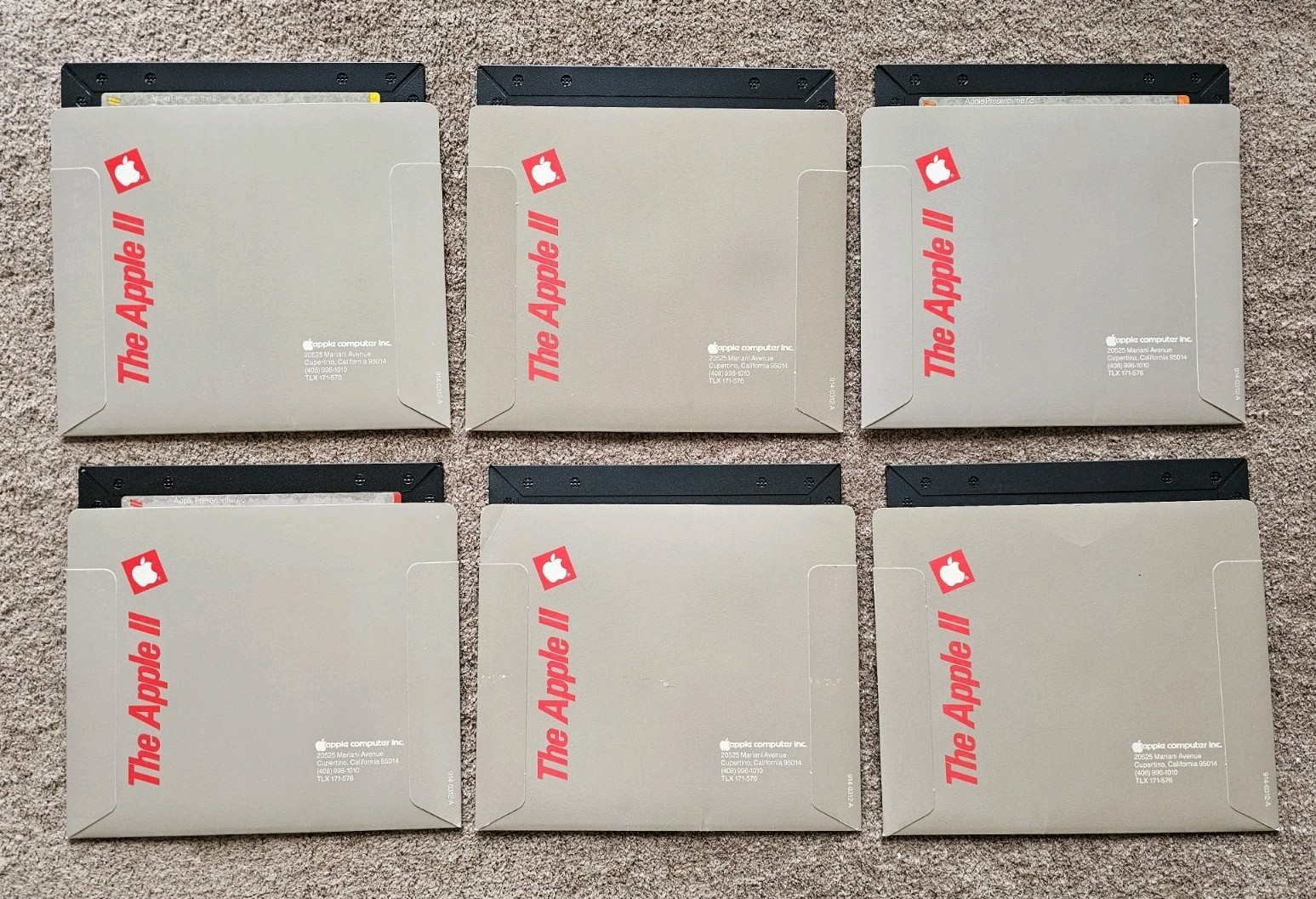 Apple IIc System Utilitites MousePaint &More ~ Set of 6 1984 Floppy 5.25″ Disks