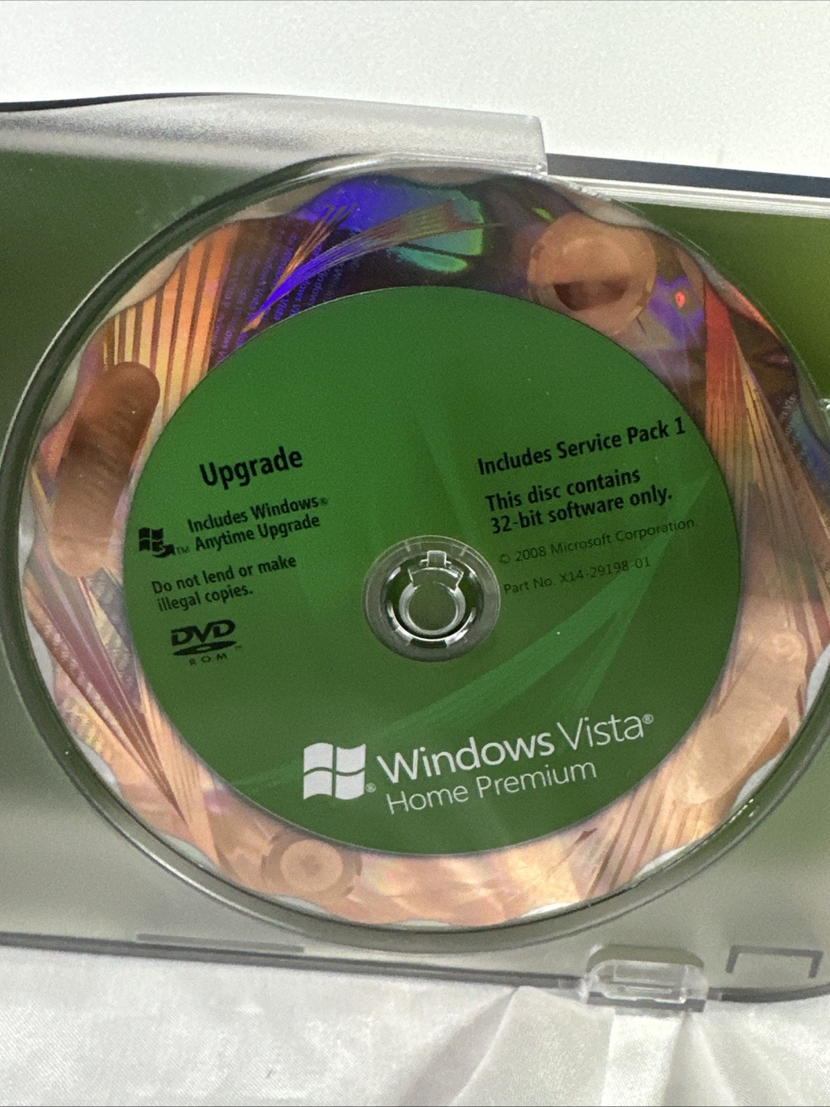 Microsoft Windows Vista Home Premium Full MS WIN 32 Bit DVD =RETAIL BOX=