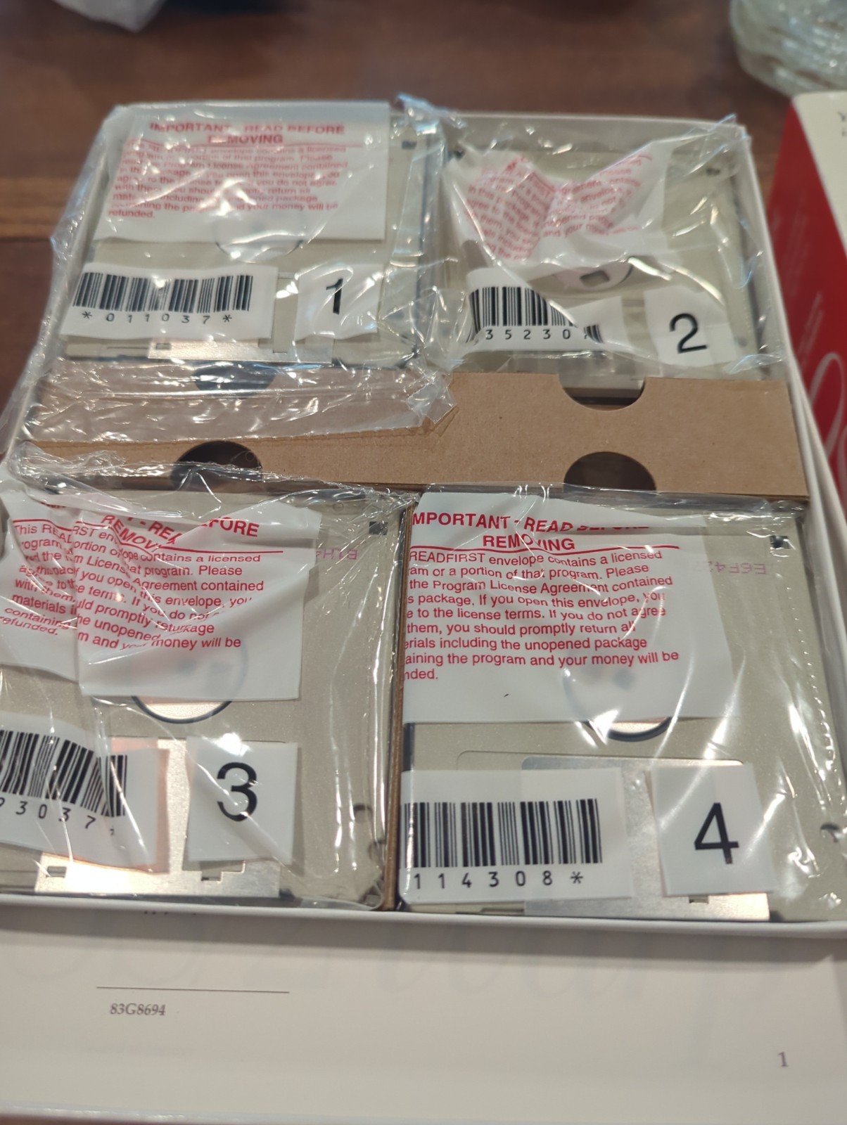OS/2 Warp V3 + BonusPak – Red Spine Box – 3.5” Floppy Disks