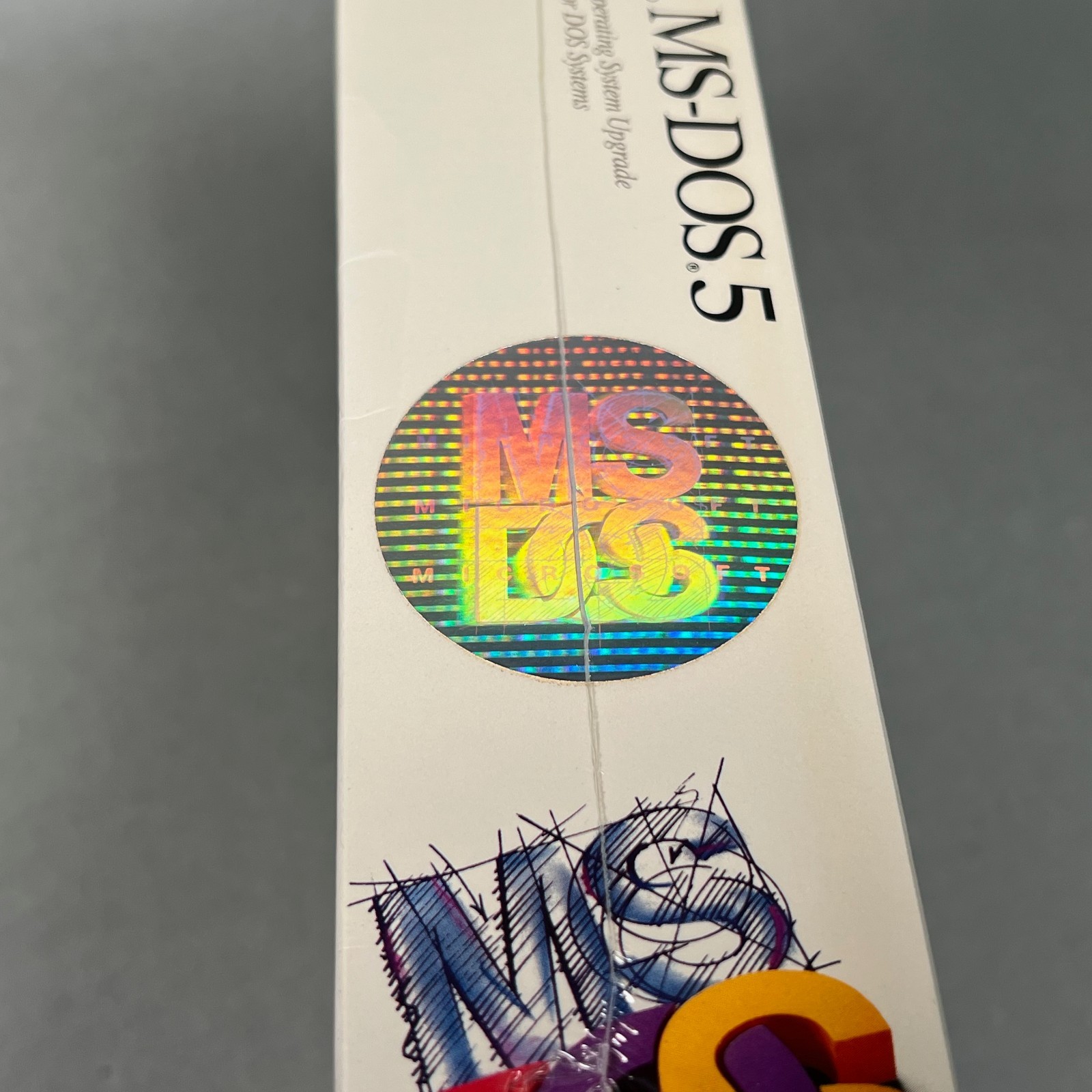 SEALED Vintage Microsoft MS-Dos 5 Upgrade PC Software Includes 5.25″ Disks NEW