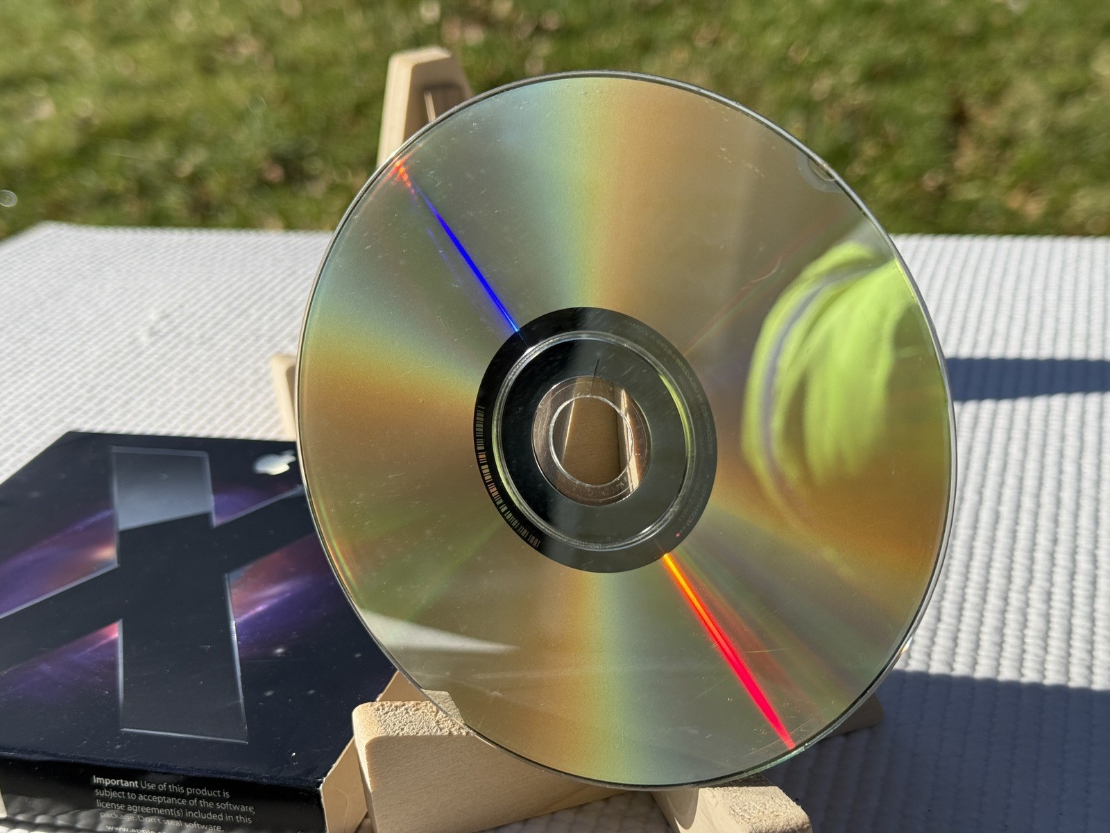 Mac OS X Leopard Version 10.5.1 Install DVD Disk w/Manual & Apple Stickers- Read