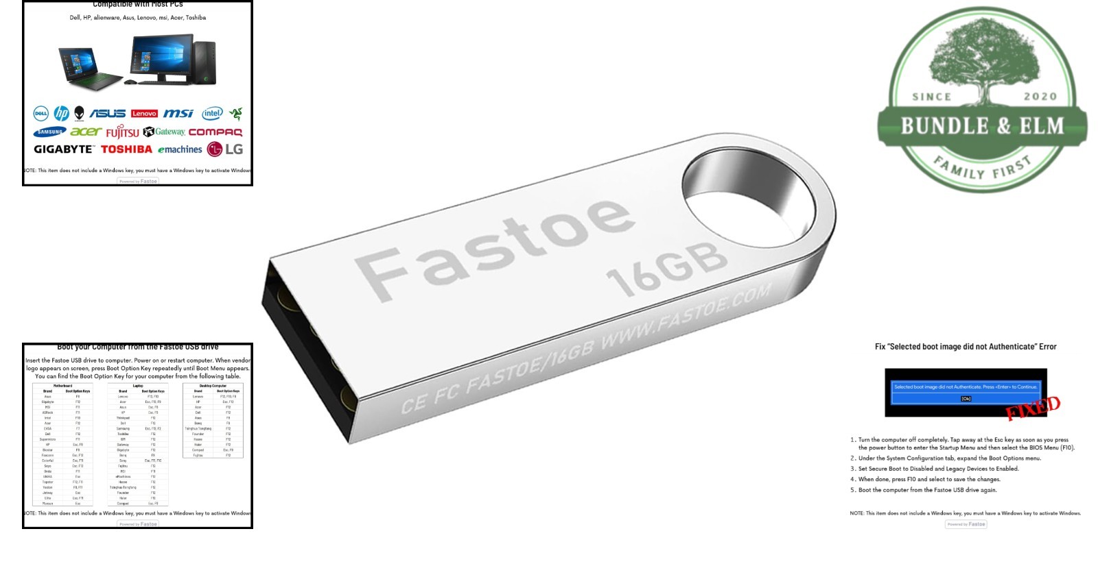 Secure and Clean 16GB USB Drive for Windows 10 Upgrade – Laptop & Desktop Ready