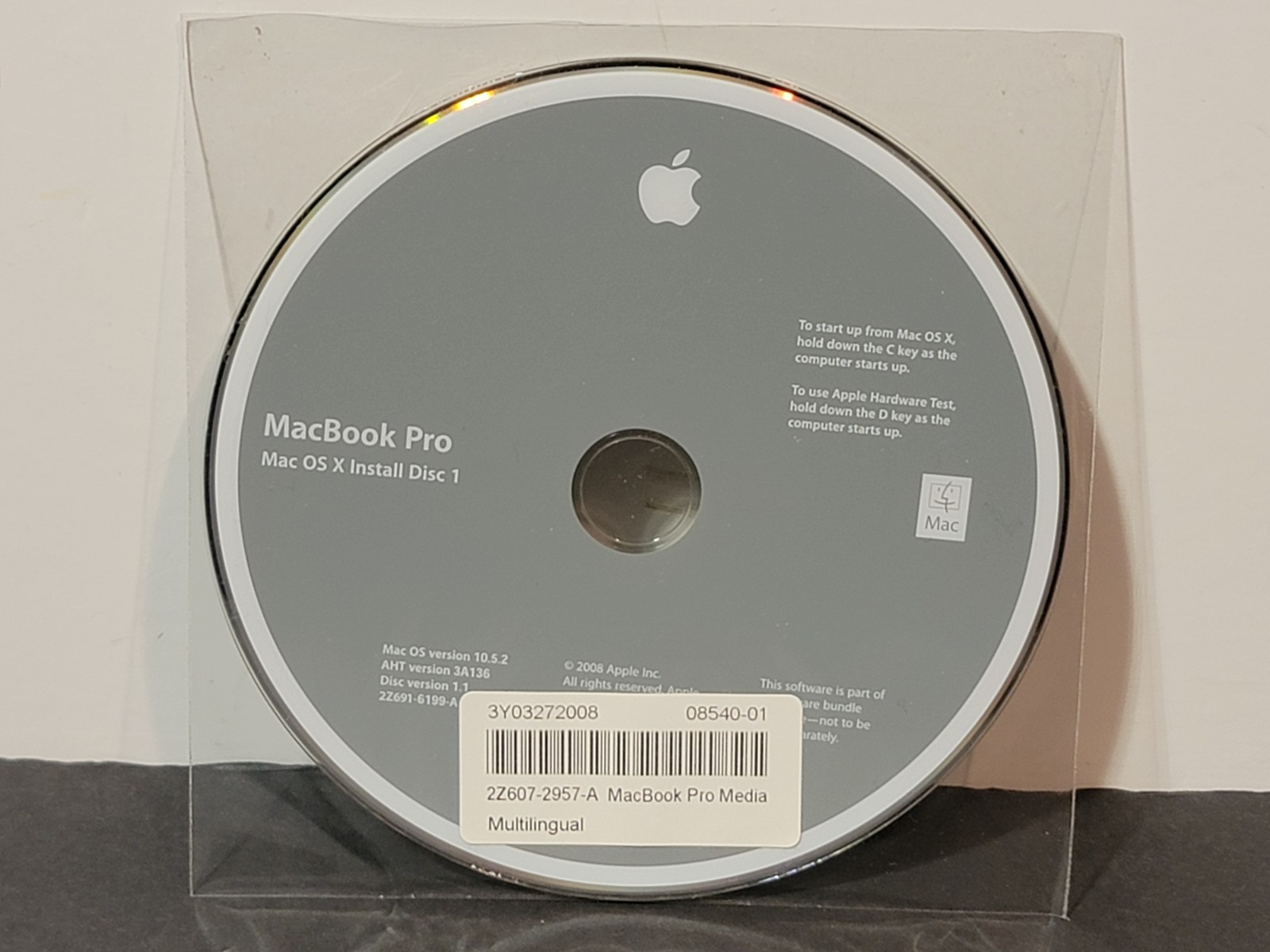 Macintosh iMac OS X 10 Jaguar V10.2 Mac Install Restore Software CDs Discs 2002