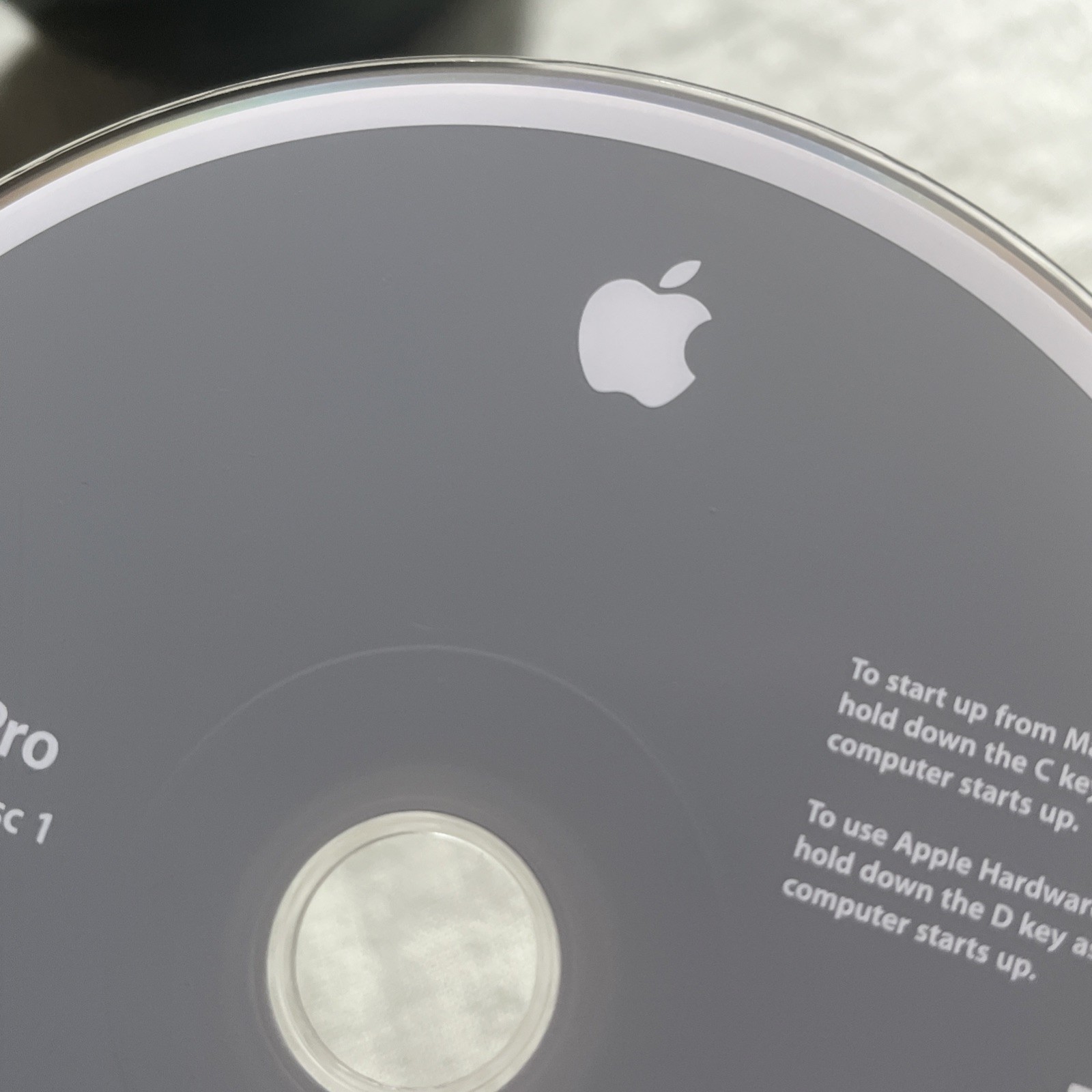 Vintage Apple Macbook Pro Tiger 10.4.9 Oem Restore Install Installed Dvd Disc 1