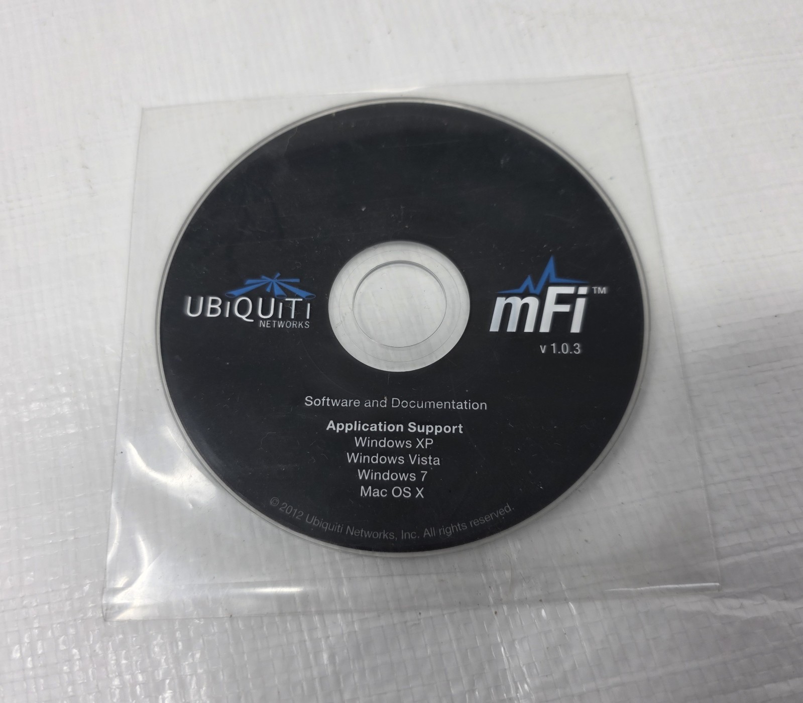 Ubiquiti mFi Software and Documentation v 1.0.3 Version Application Support
