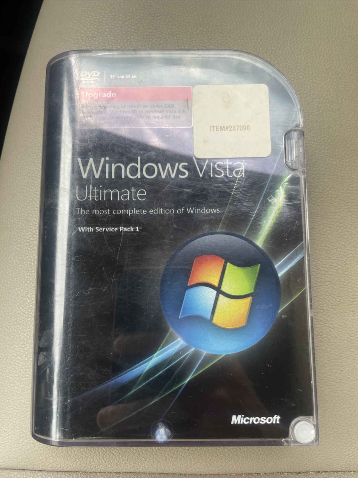 MS Windows Vista Ultimate Upgrade 32 & 64 Bit Genuine Retail Version 2-Discs