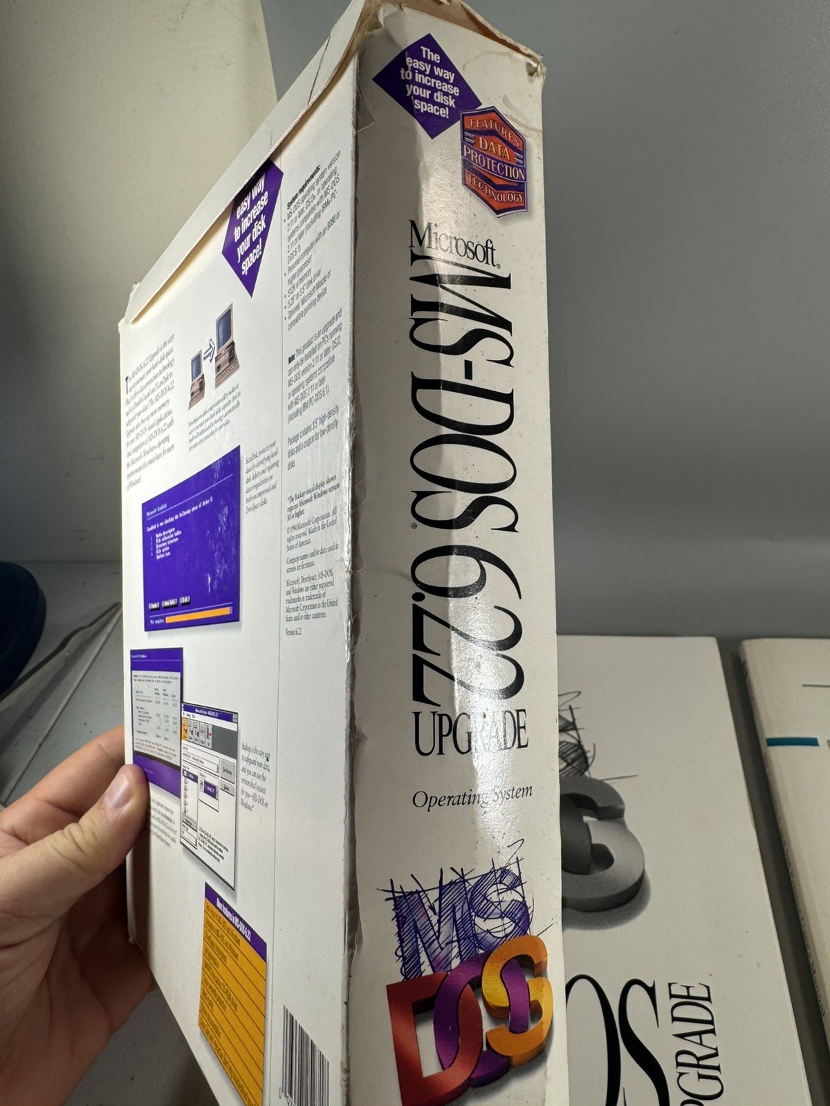 Microsoft MS-DOS 6.22 Upgrade (1994) 3.5” Disks + Manuals – Open Box
