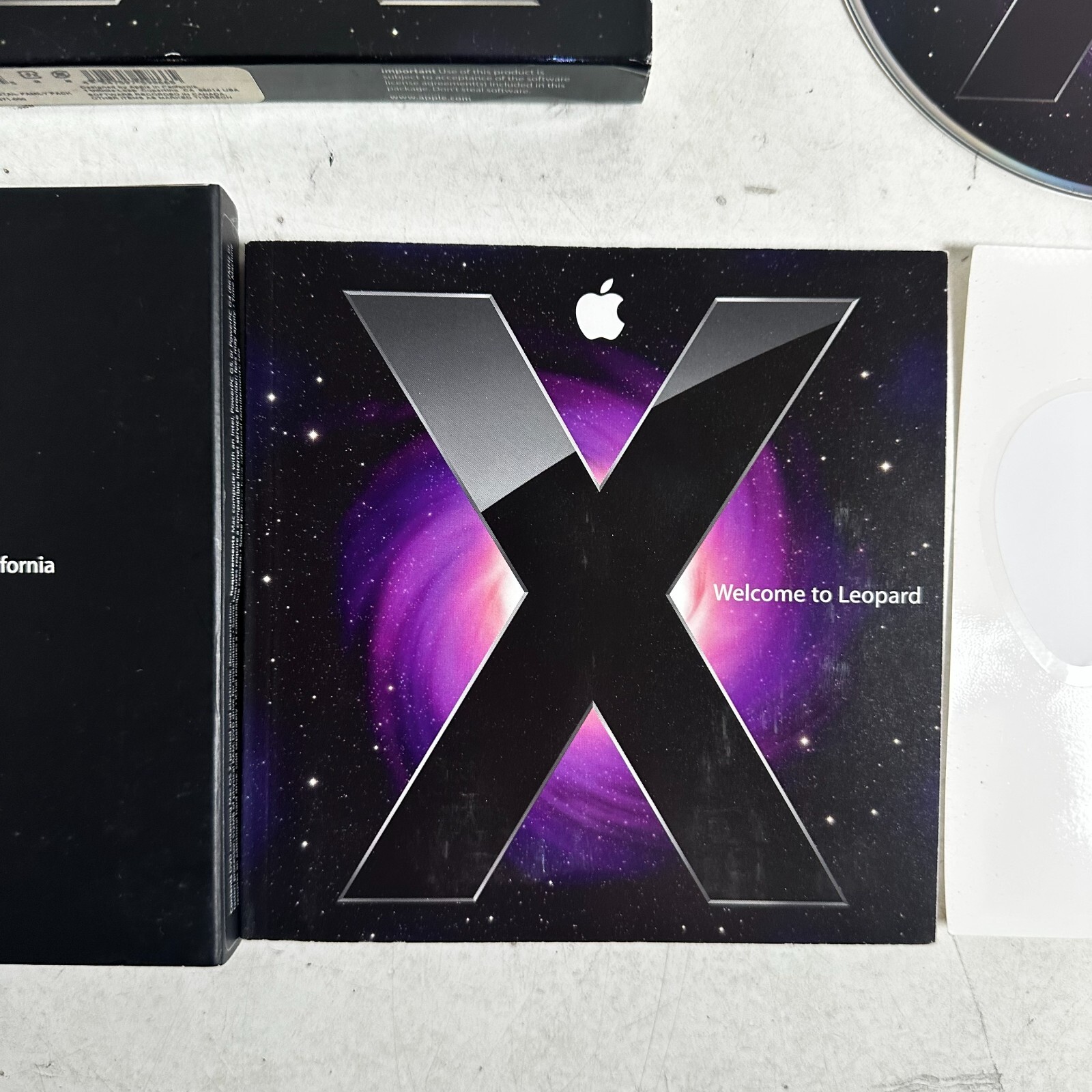Apple MAC OS X Leopard v10.5.1 Install DVD 512 Operating Software with Booklet