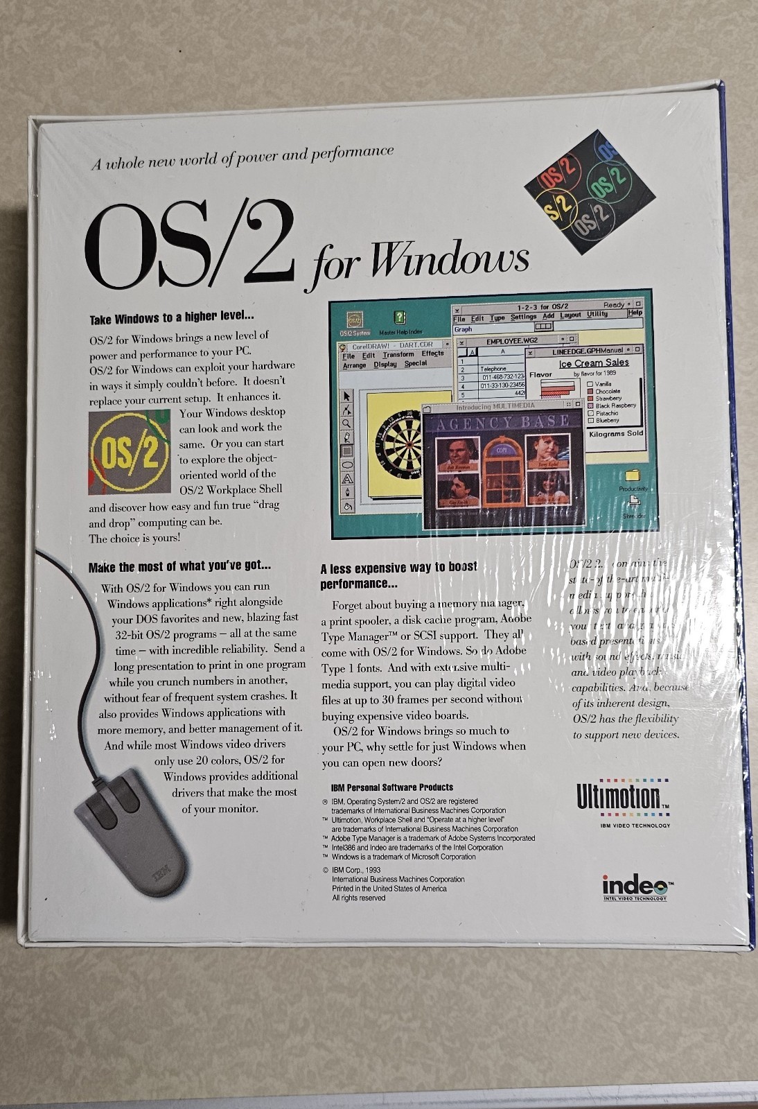 IBM OS/2 for Windows Version 3.1 on 3.5″ Floppy Disks 1993 Special Edition New