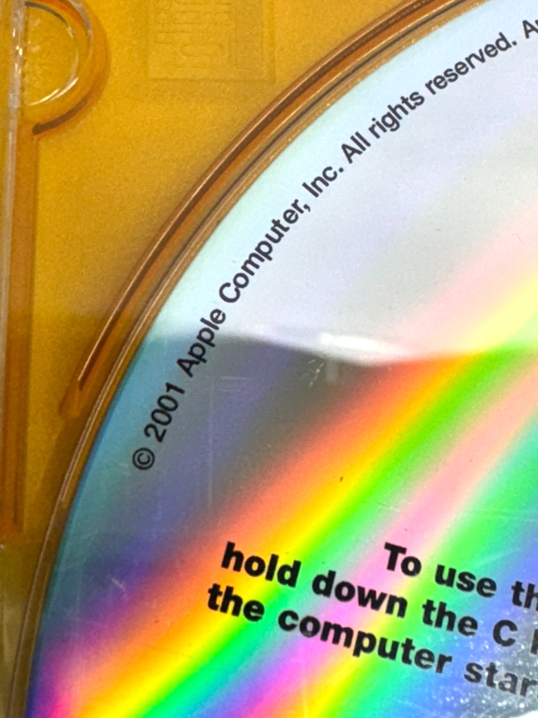 Vintage 2001 Apple iMac Hardware Test Diagnostic Disc CD SW version 1.1
