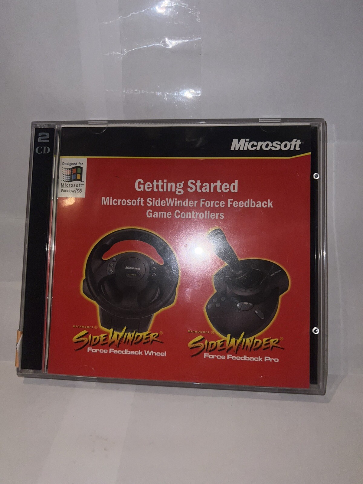 Side Winder Force Feedback Getting Started Microsoft Cd Two Games Included