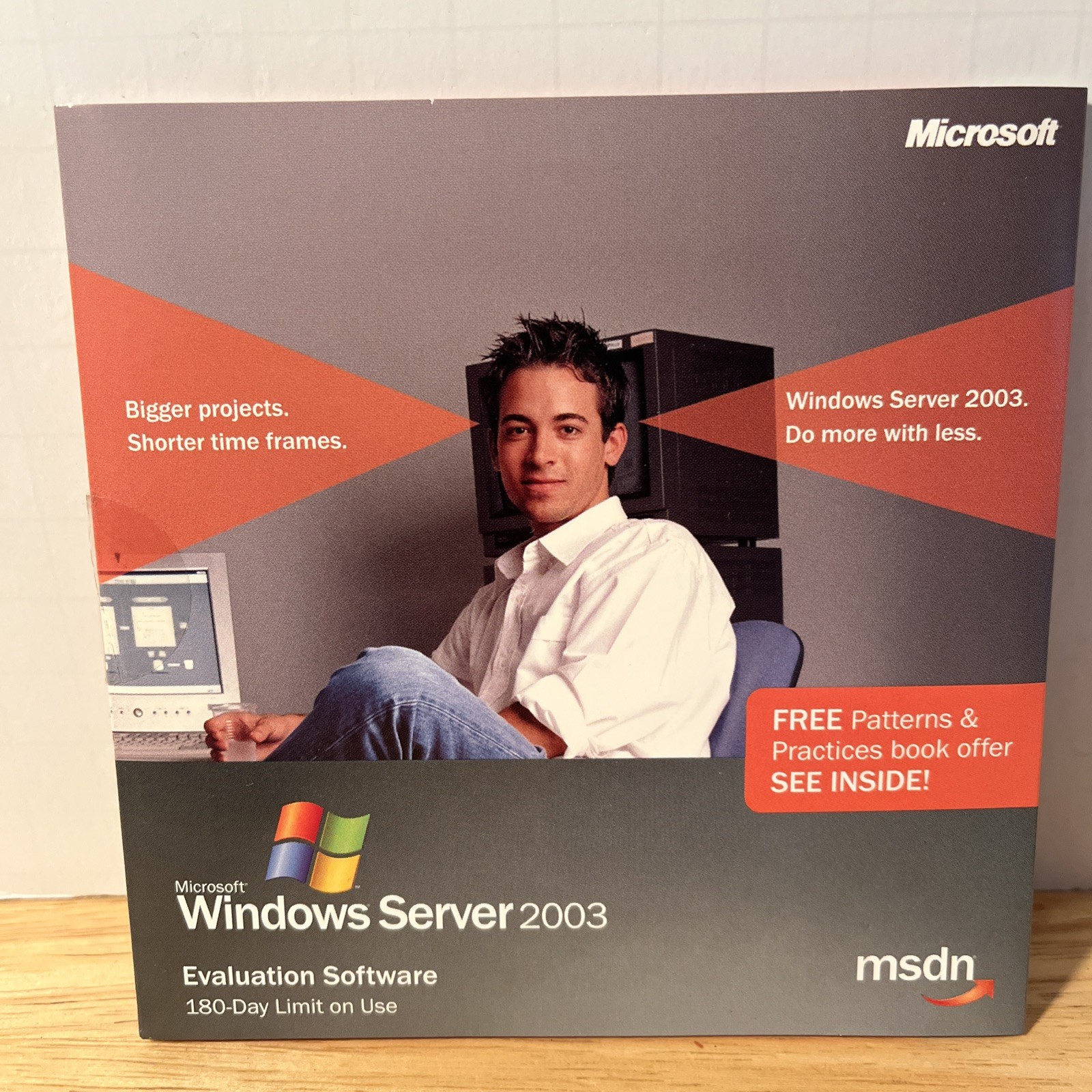 Microsoft Windows Server 2003 – Evaluation Software 180 Day Use Brand New!