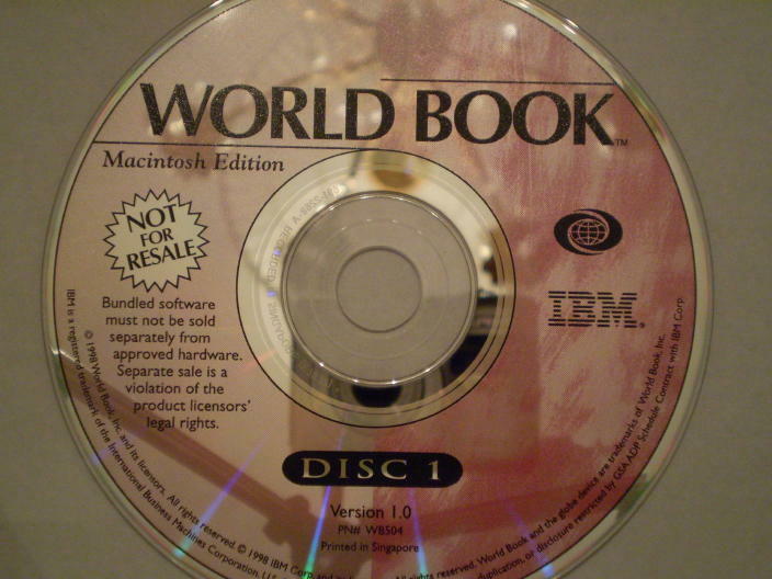 Apple Macintosh iMac DV (1999) Software Media Pack 600-7630A – 8 CD’s