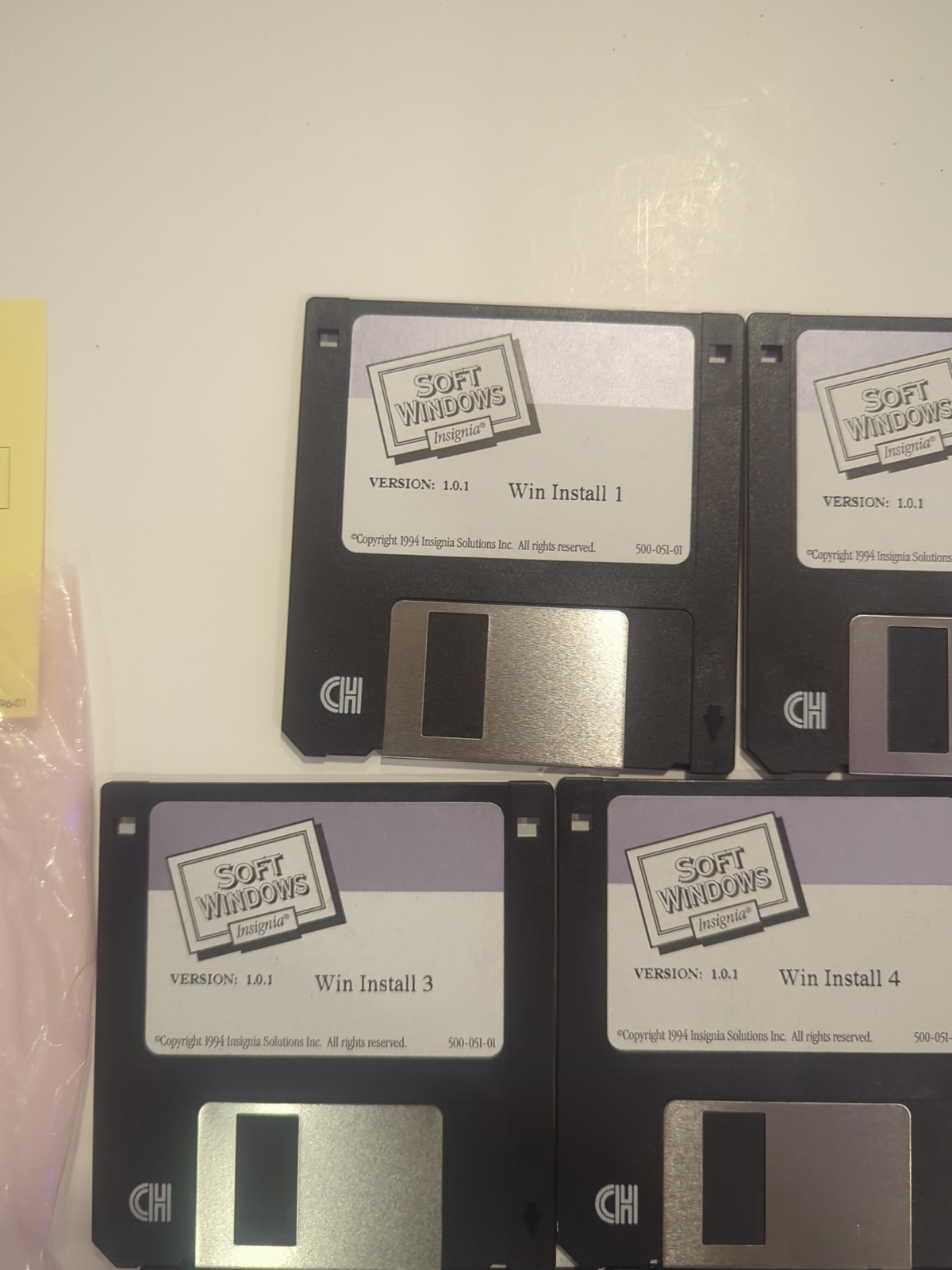 Soft Windows Insignia Version 1.0.1 For Macintosh W/ Password Disks 1-7 And Tut
