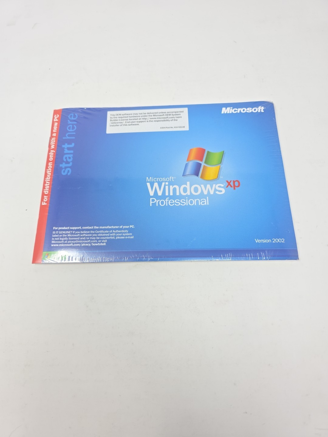 Microsoft Windows XP Professional SP2 No Product Key New Sealed