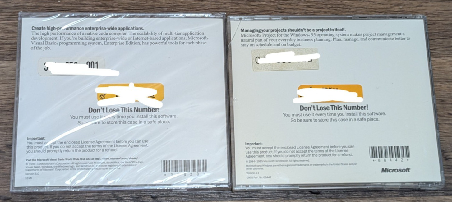(LOT OF 14) *VINTAGE* MICROSOFT SOFTWARE Windows Server Network Corporate *RARE*