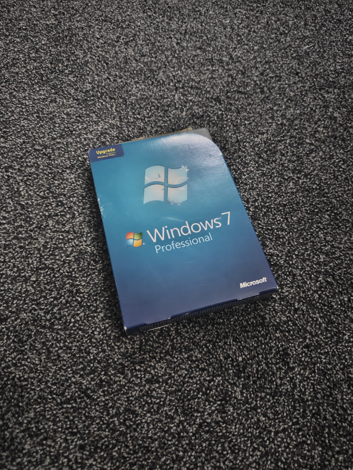 Microsoft Windows 7 Professional Upgrade DVD English OS Software 1 Device