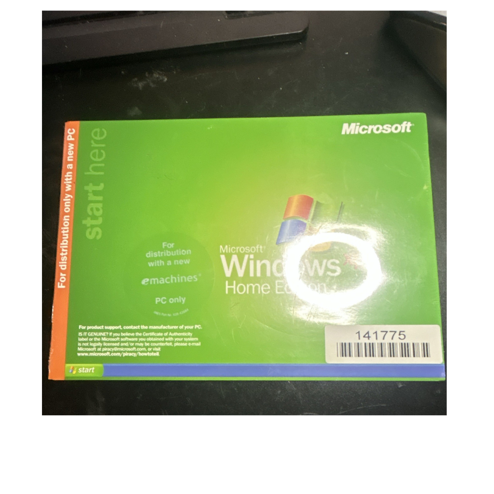 Microsoft Windows XP Home Edition OEM CD English 1 Device Operating System