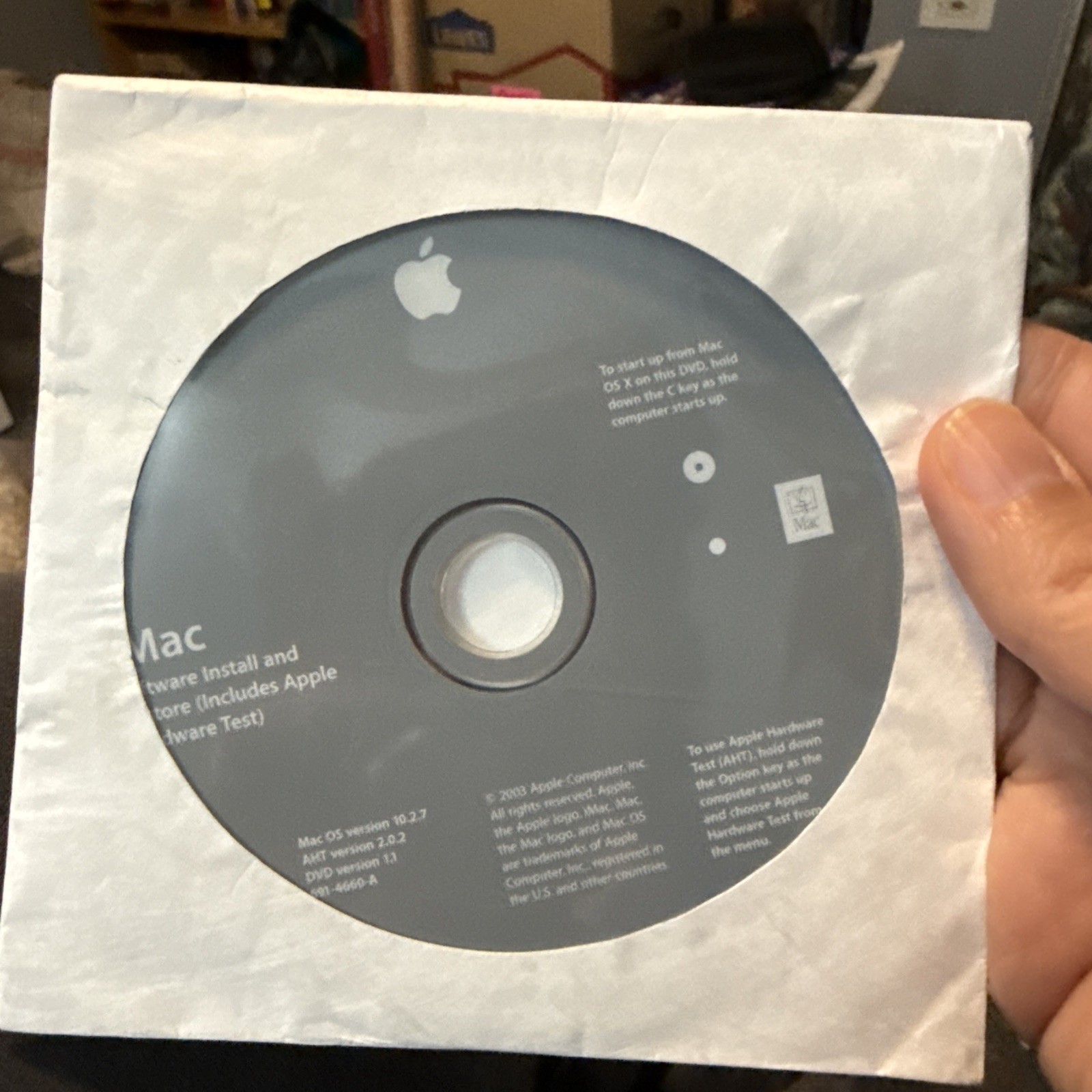 2003 iMac Software Install And Repair Disc New In Sleeve Mac iOS 10.2.7 691-4660