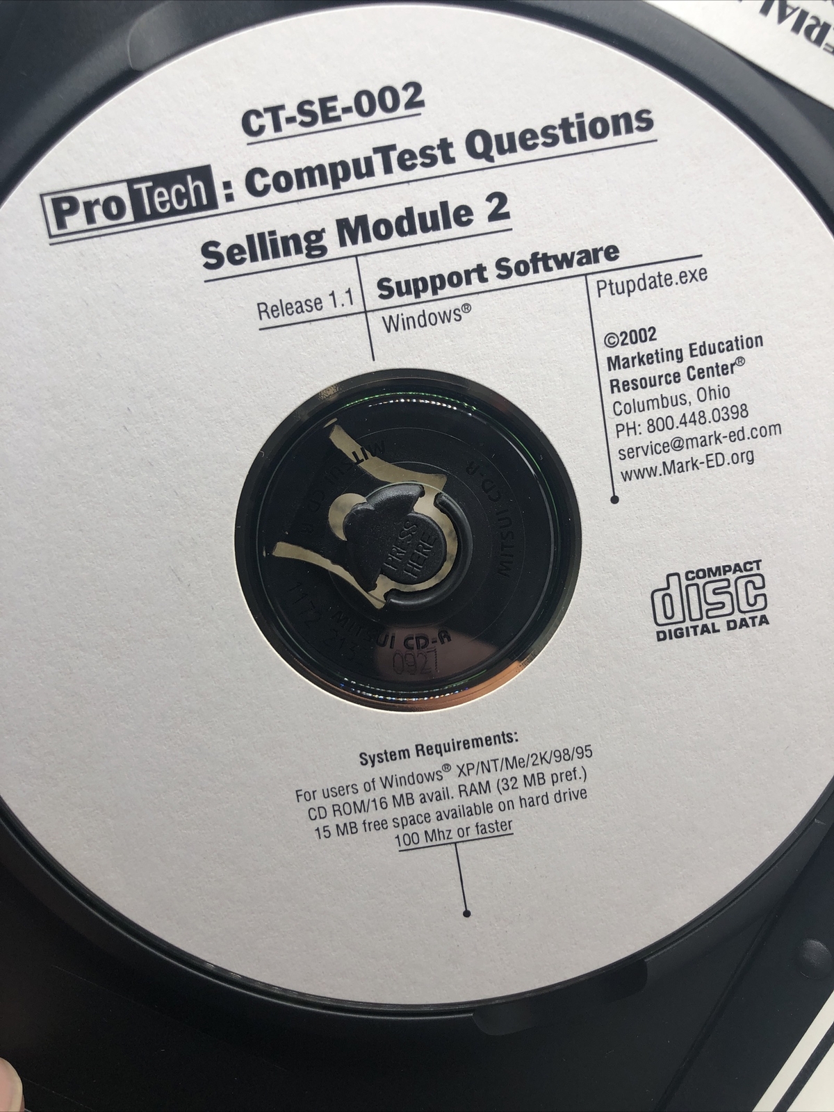 ProTech Compu Test Questions for Windows XP/NT/Me/2K/98/95 Users 3 Volume Set