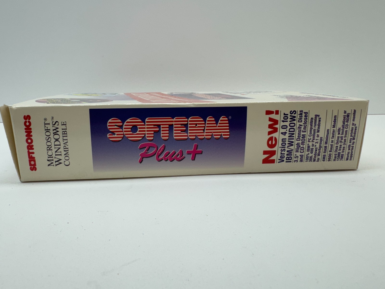 Vintage Softerm Plus+ V 4.0 Sofronics Windows 95 Internet BBS Big Box PC Softwar