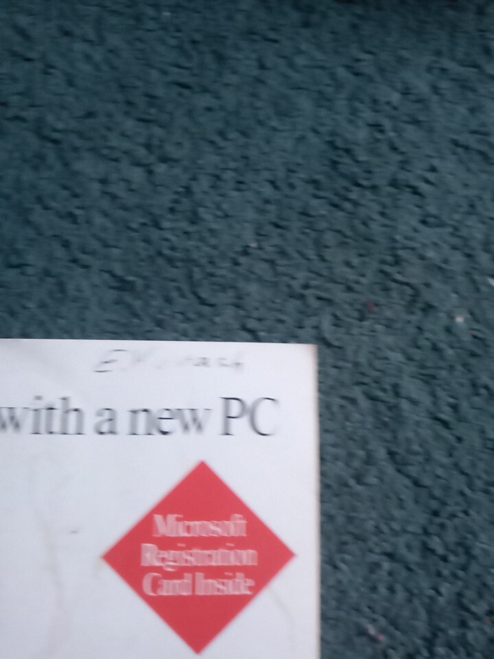 Early Vintage Microsoft Windows For Workgroups & MS-DOS Book Printed USA in 1994