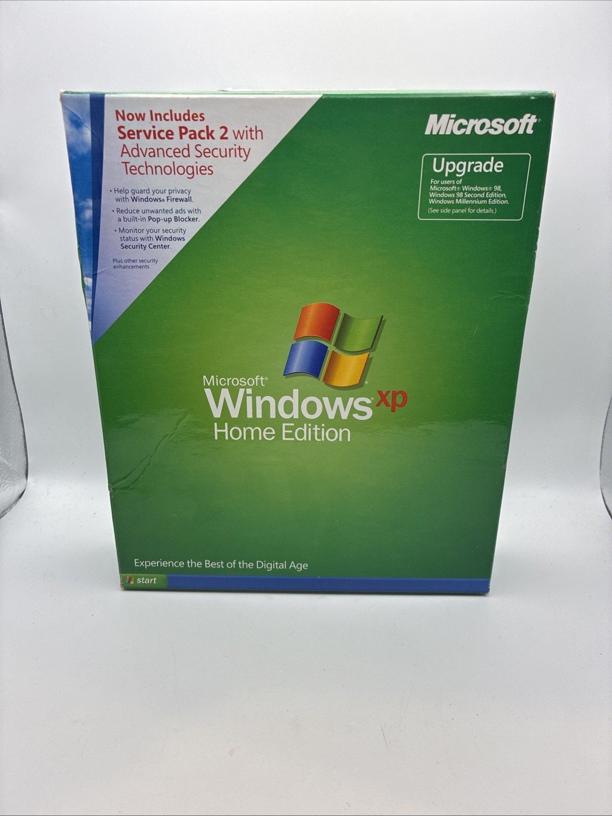 Microsoft Windows XP Home Edition Upgrade Retail Package – NEW SEALED