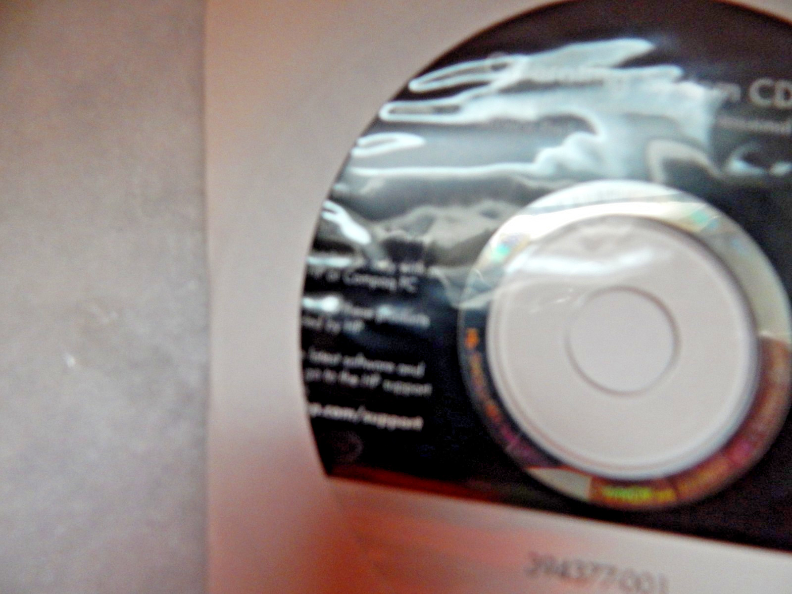 HP Operating System DVD – Windows XP PRO SP2 394377-001