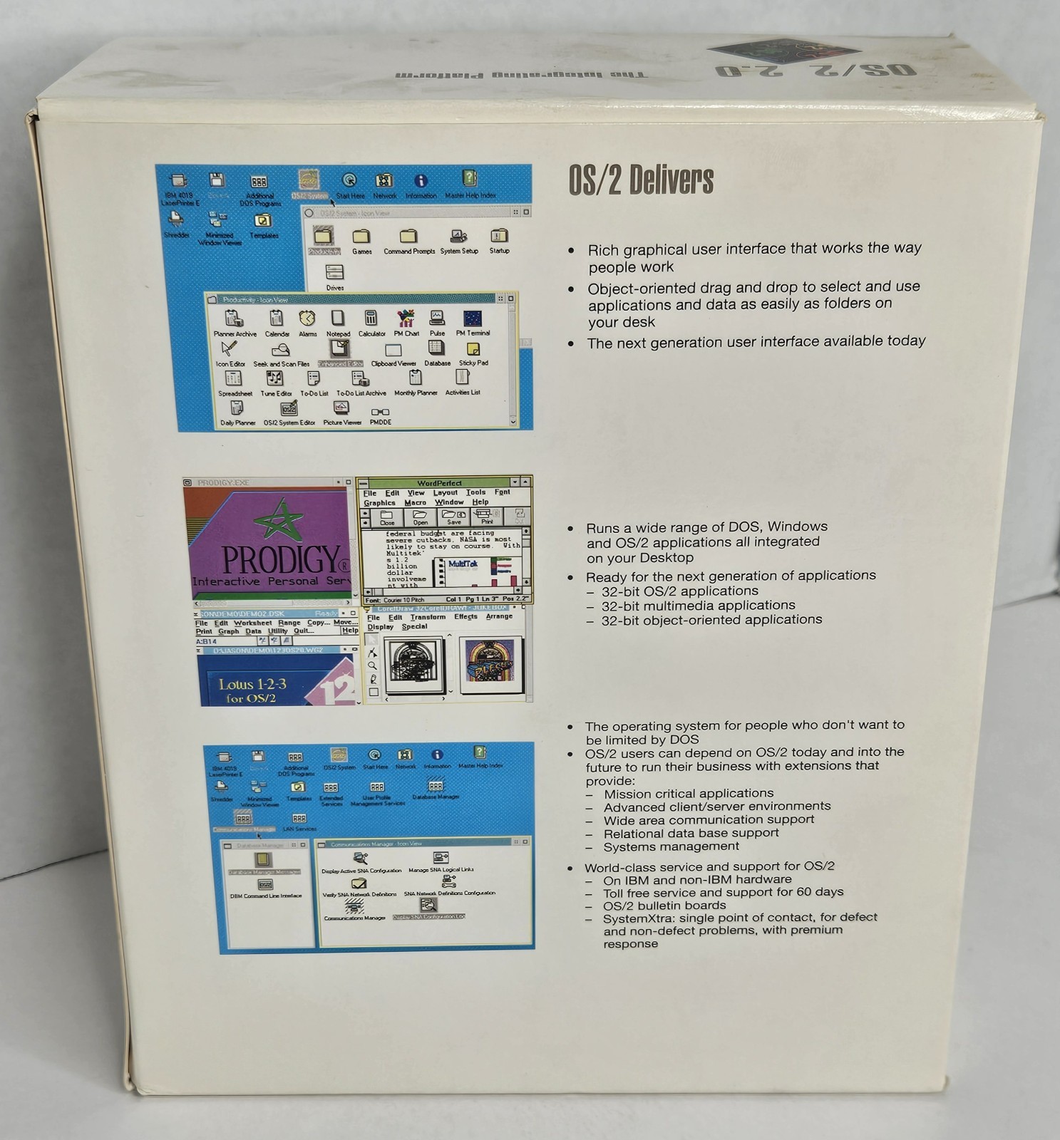 IBM OS/2 VERSION 2.0 WITH 5.25” DISKS Open Box