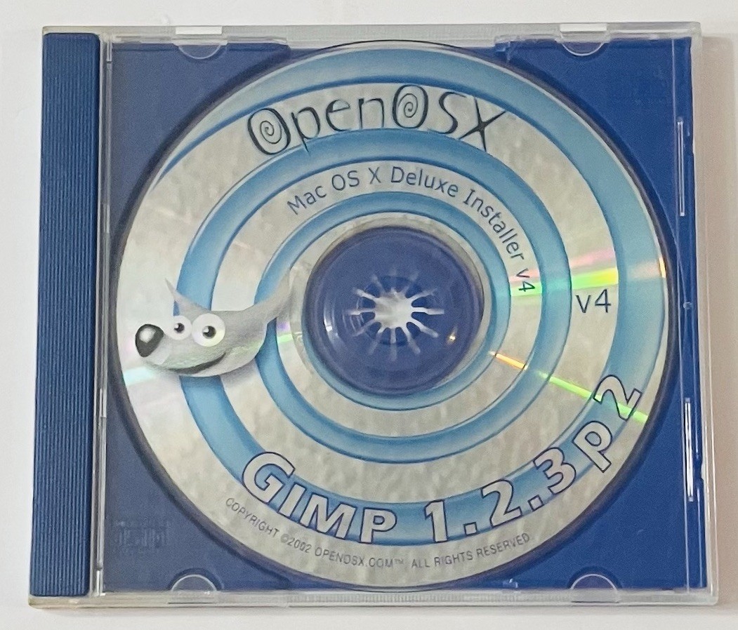 OpenOSX Mac OS X Installer 3 Disc Lot Office GIMP OpenWeb Vintage
