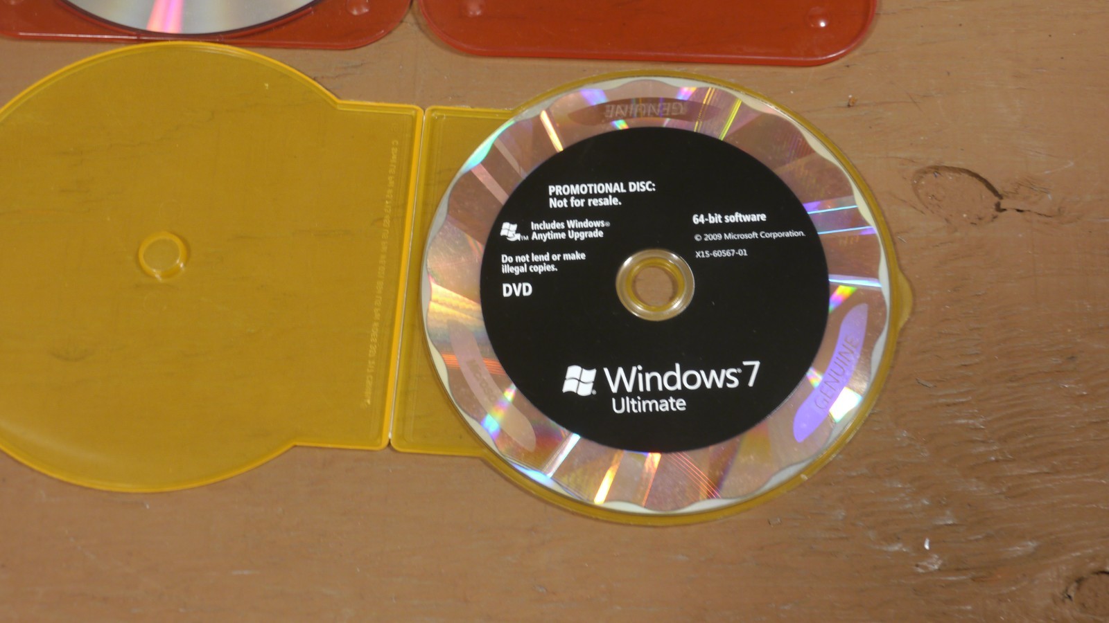 Microsoft Windows 7 Ultimate Professional 64-Bit w/ COA & Windows 98 DVD & CD!