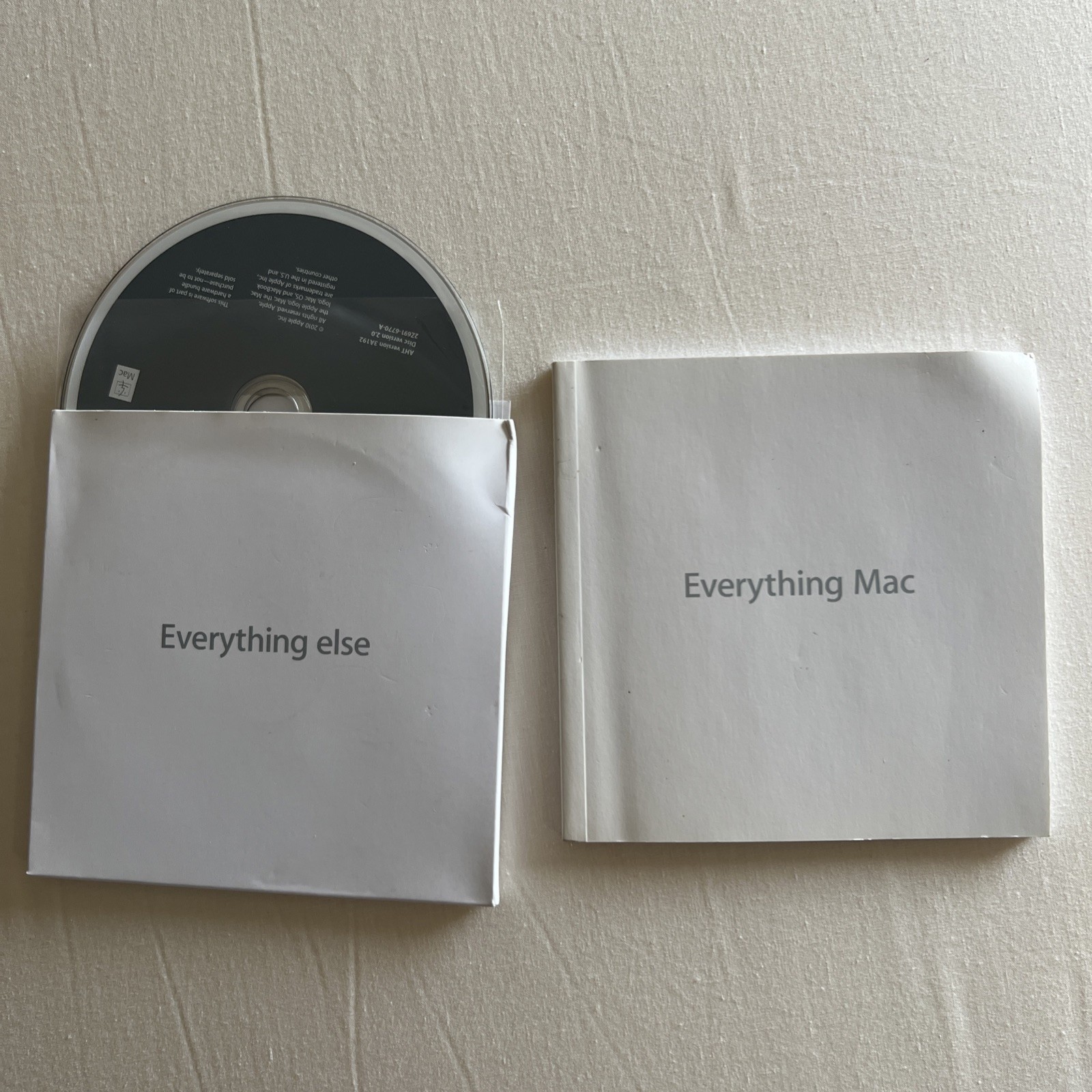 Mac OS X 10.6.3 Install DVD 13″ MacBook Pro 2Z691-6623-A, OS Disc ONLY