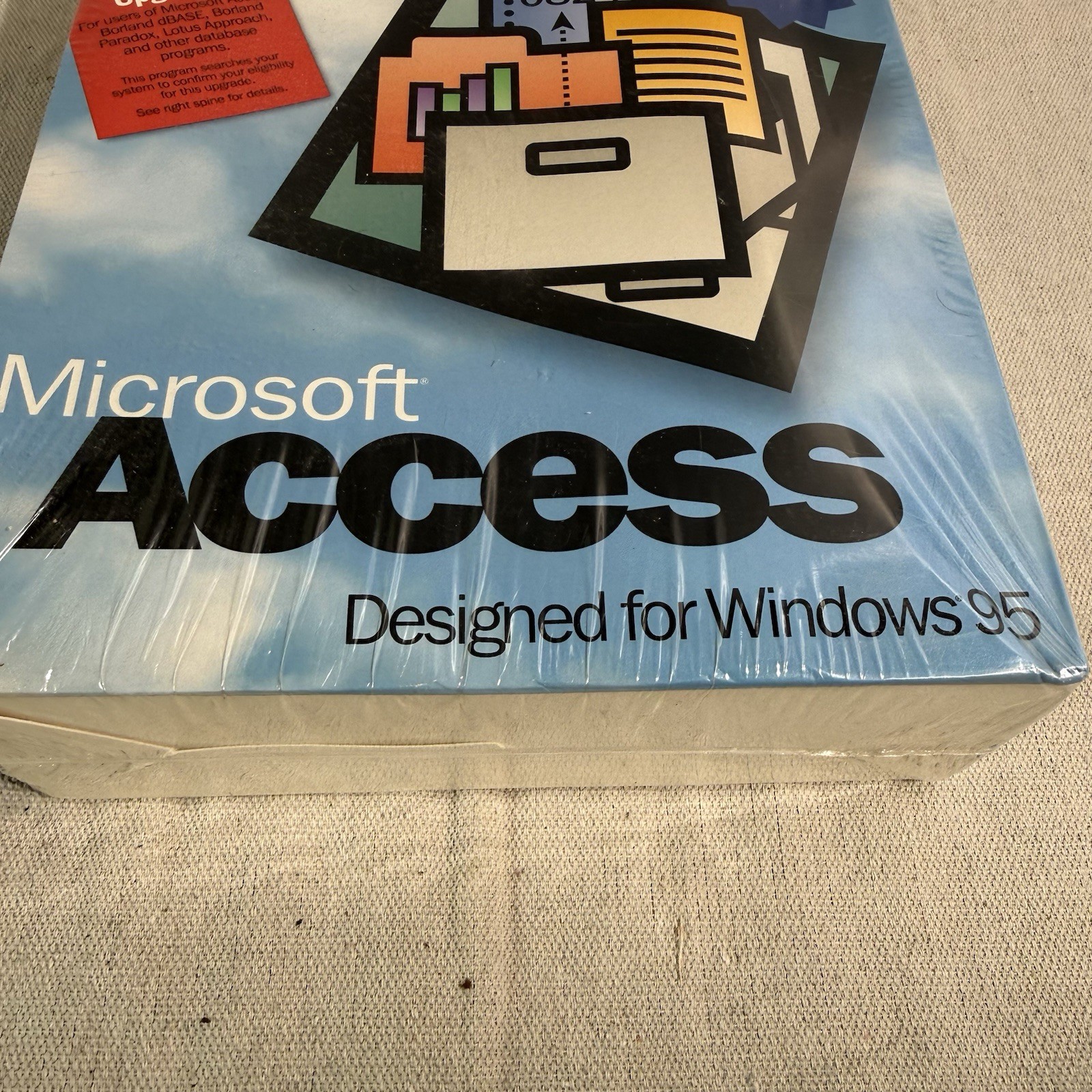 Microsoft Access Windows 95 Sealed New Vintage Floppy Software IBM PC Rare