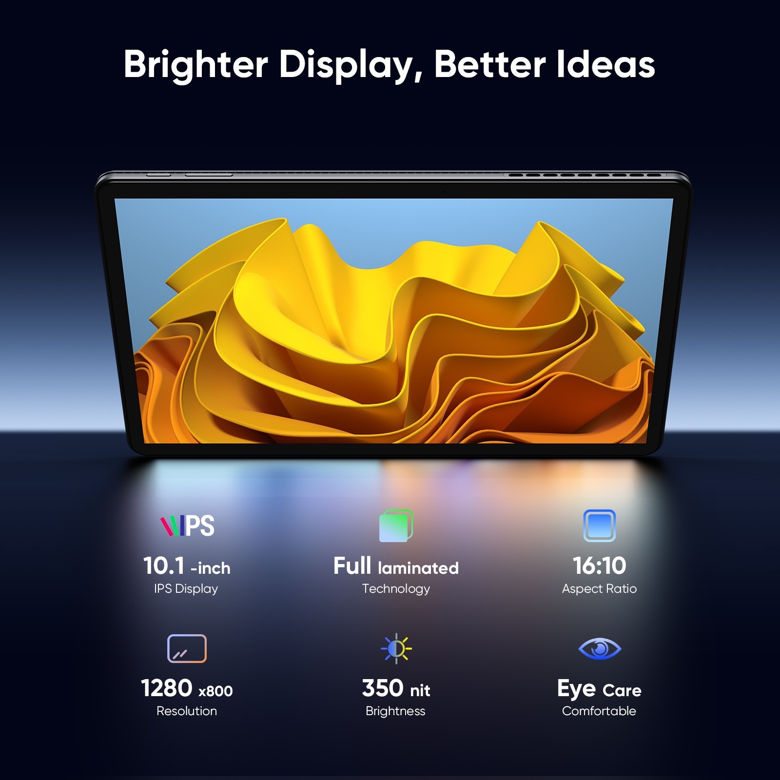 10.1″ Windows 11 Pro Tablet PC,12GB+256GB Intel Core 8100Y 3.4GHz,MS Office 2024