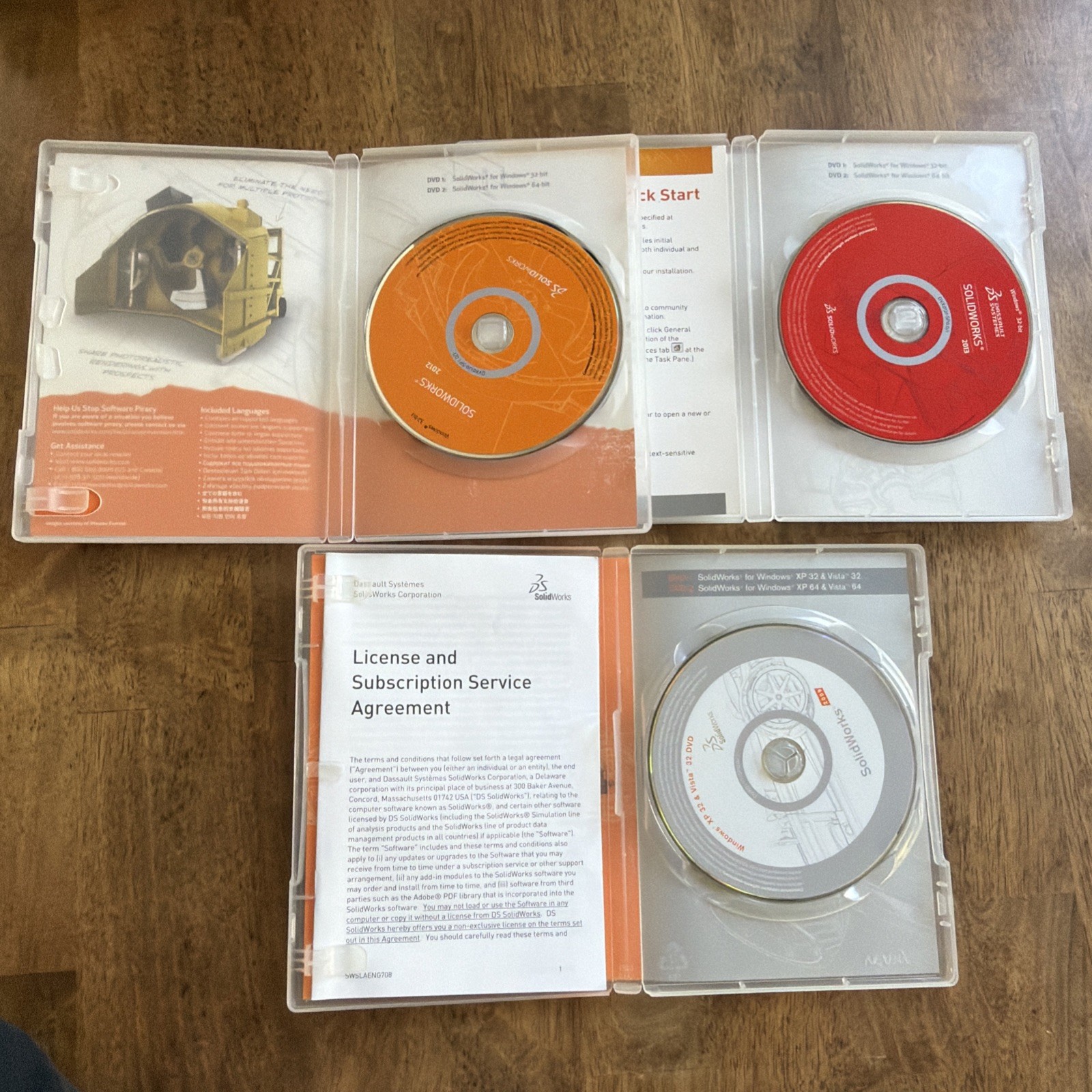 Solidworks Software SET 2009 2012 2013 – ALL VERY GOOD / NO KEYS