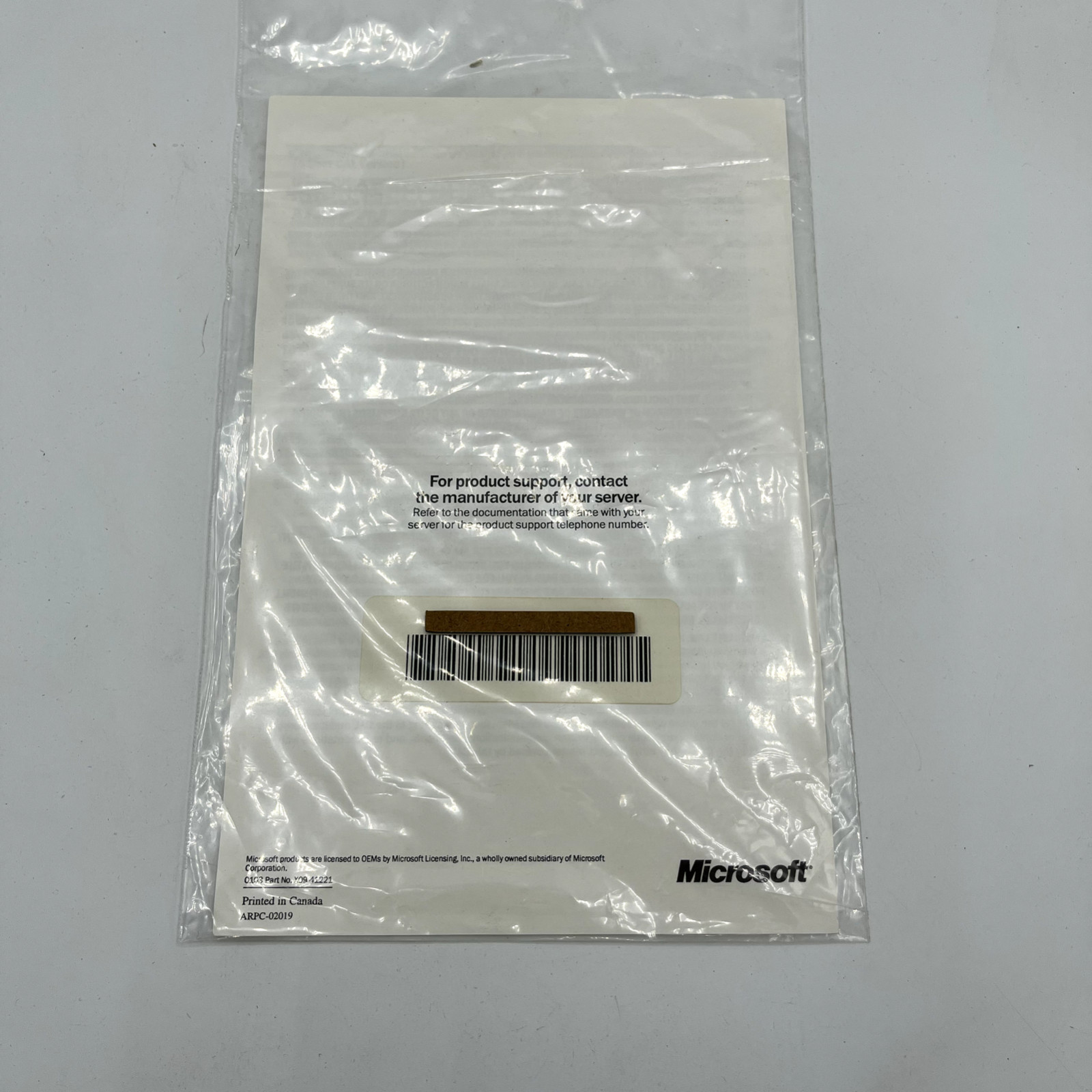 MS Windows Server 2003 OEM 5 User CALS STANDARD ENT DATACENTER